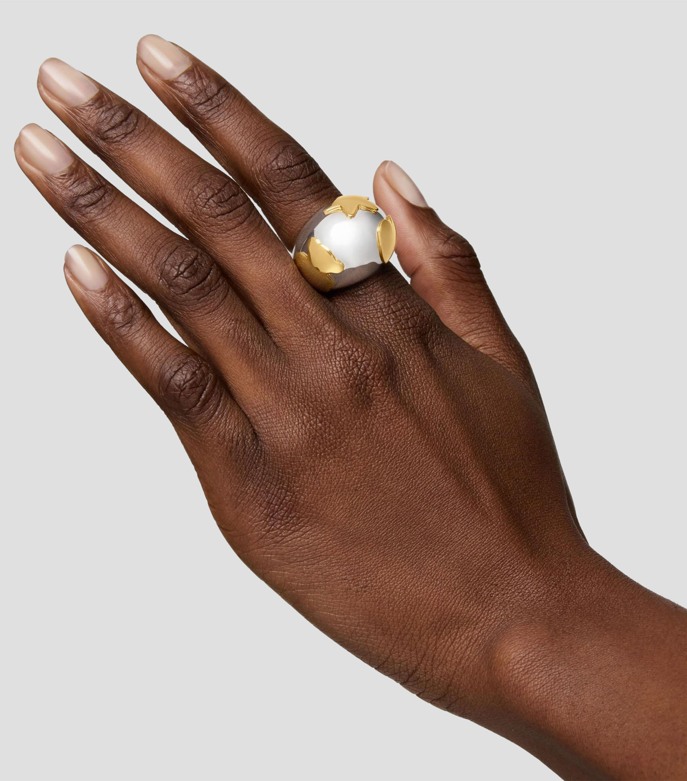 Anillo en plata .925 Warm redondo Mujer