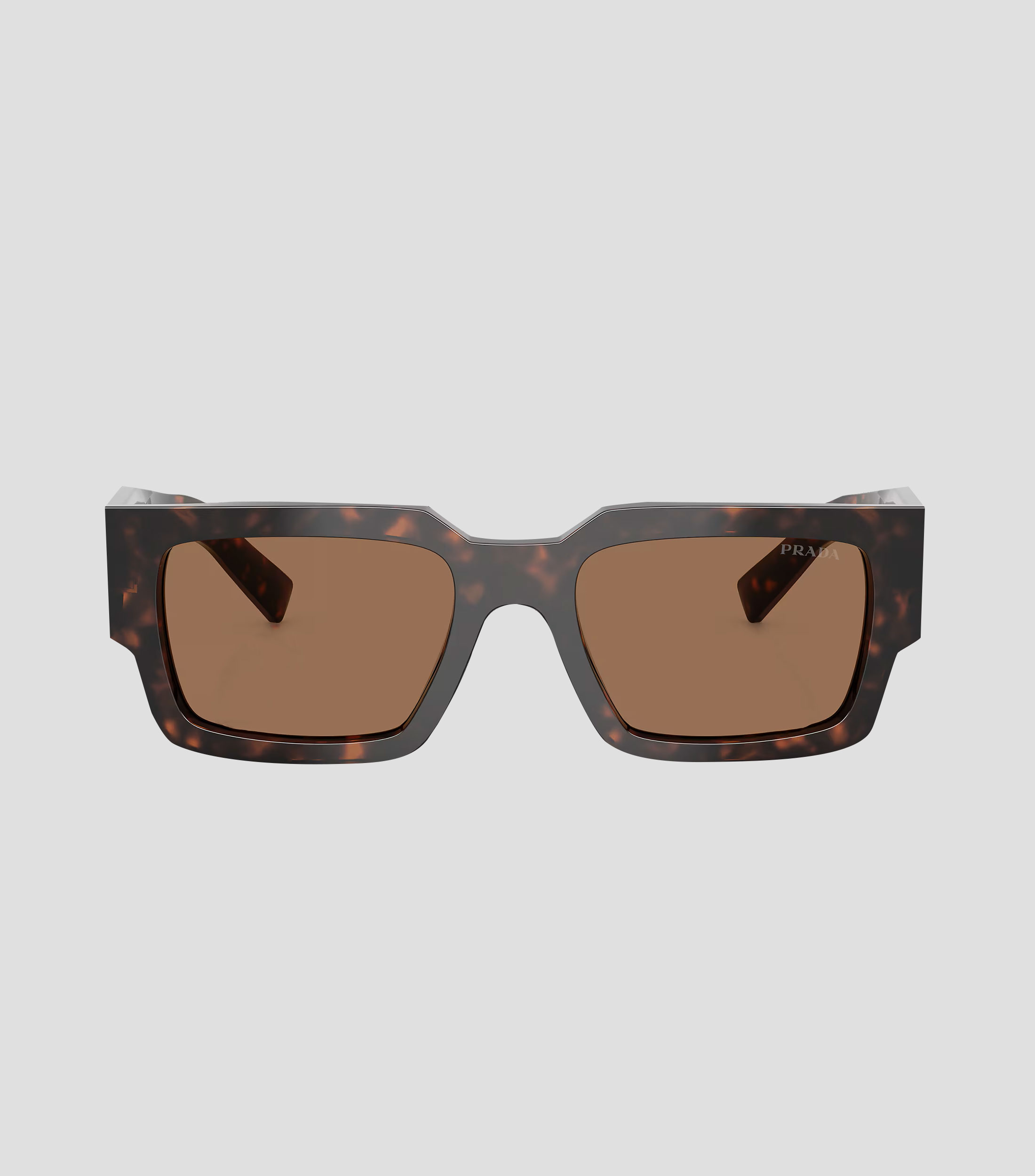 Lentes de sol rectangulares carey Unisex