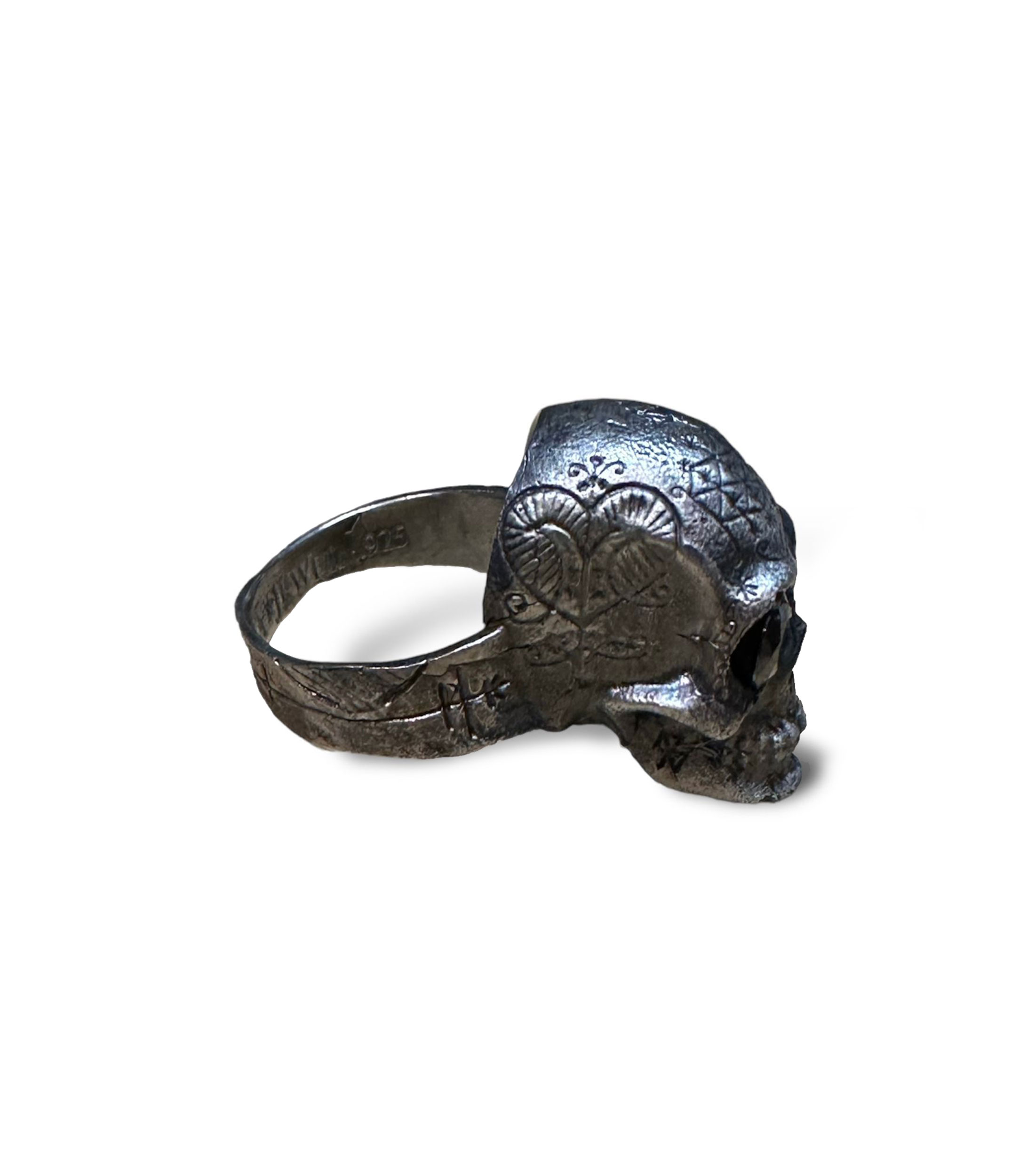 Anillo en plata .925 con calavera Hombre