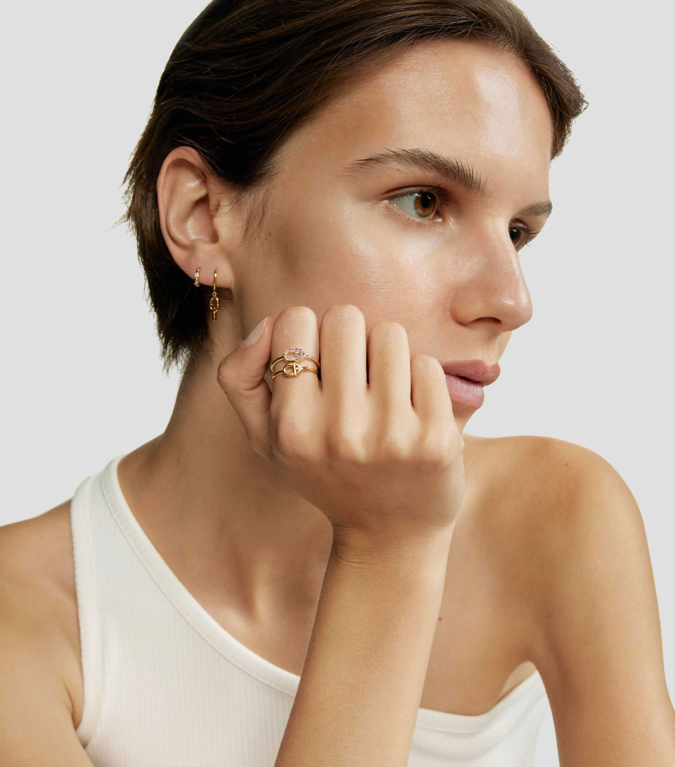 Anillo en oro de 18 kilates Tous Manifesto Mujer