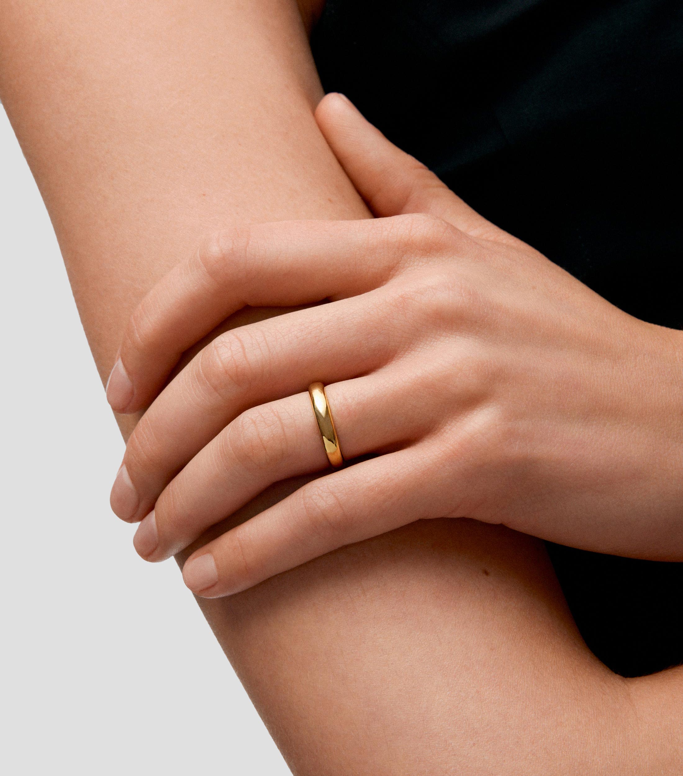 Argolla en oro amarillo 18 Kts Unisex