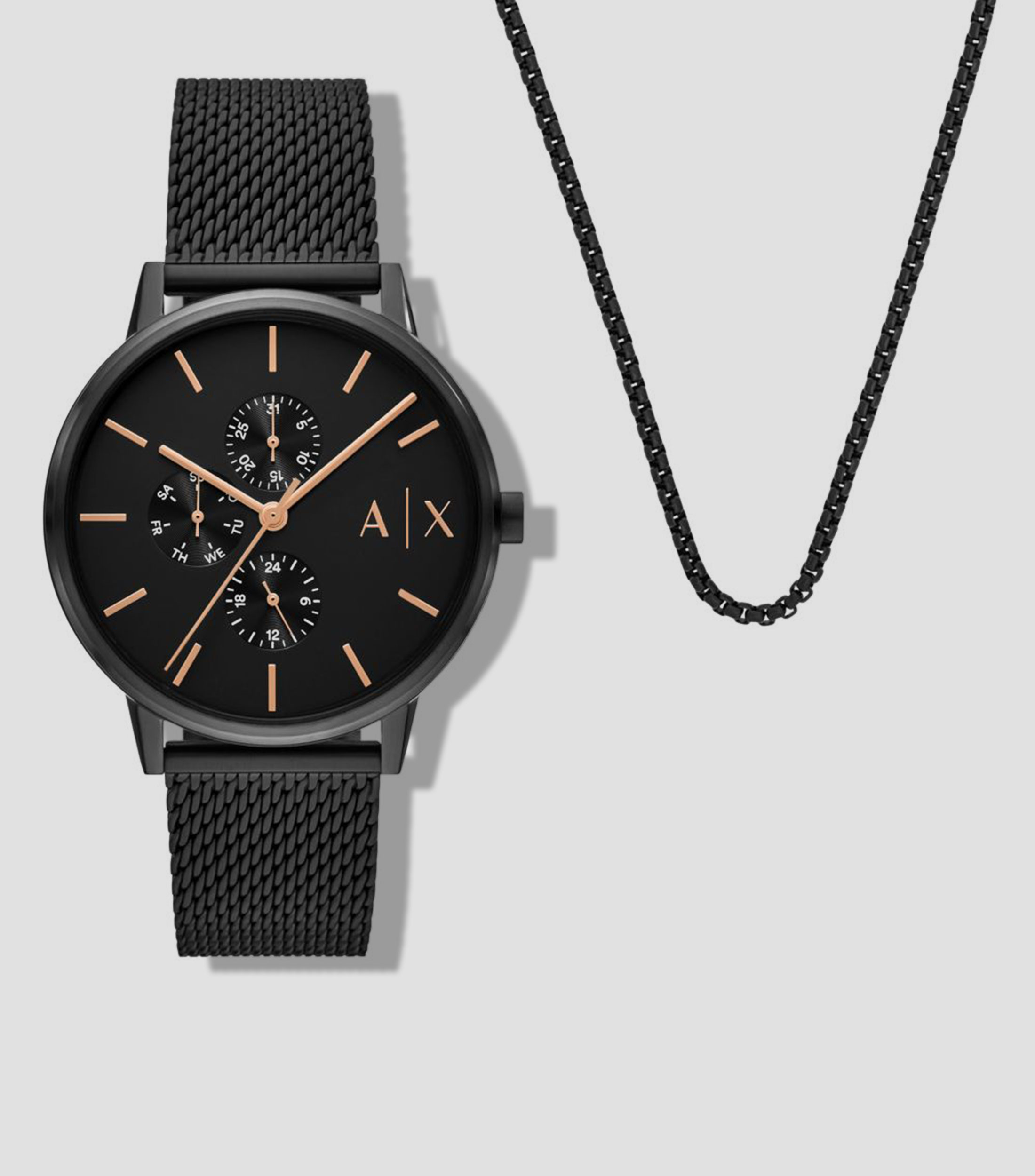 Set de Reloj y Collar para Hombre