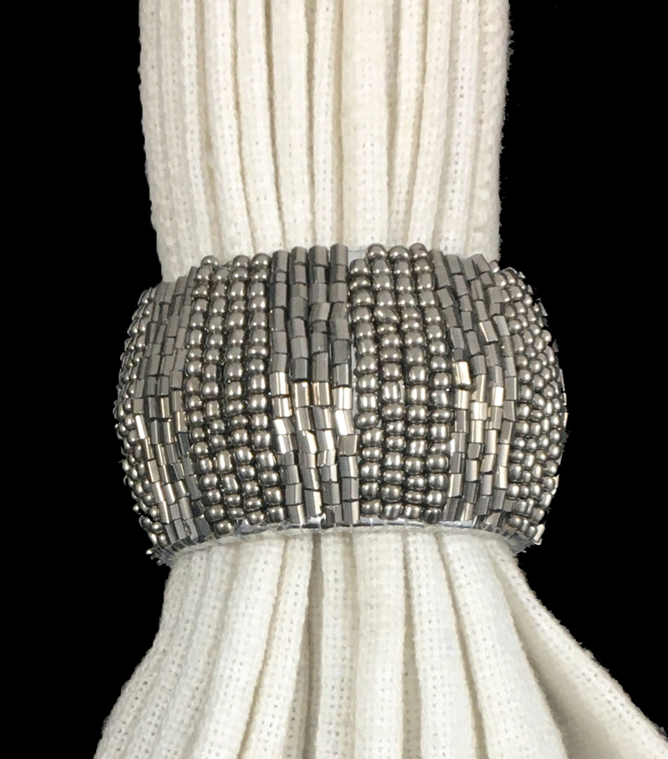 Set 4 Anillos para Servilleta Gris