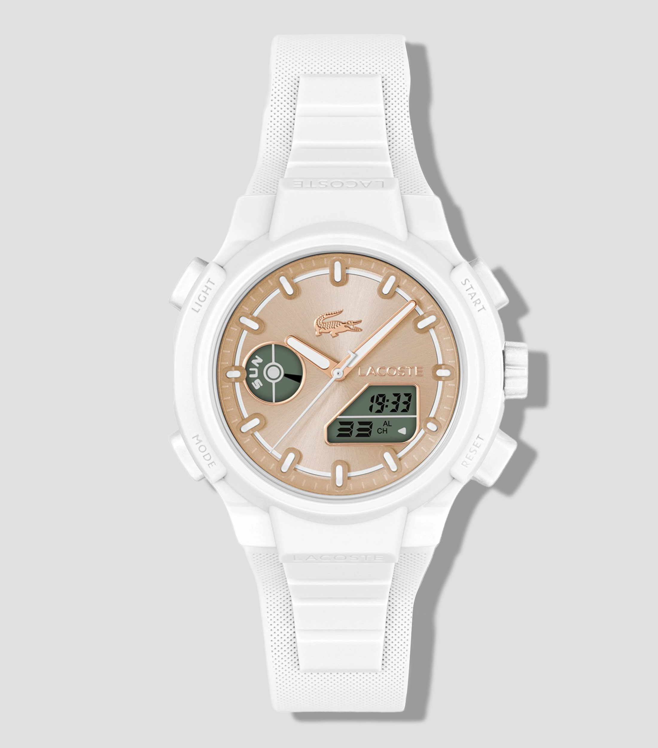 Reloj para Mujer LC33 Casual Café, Blanco