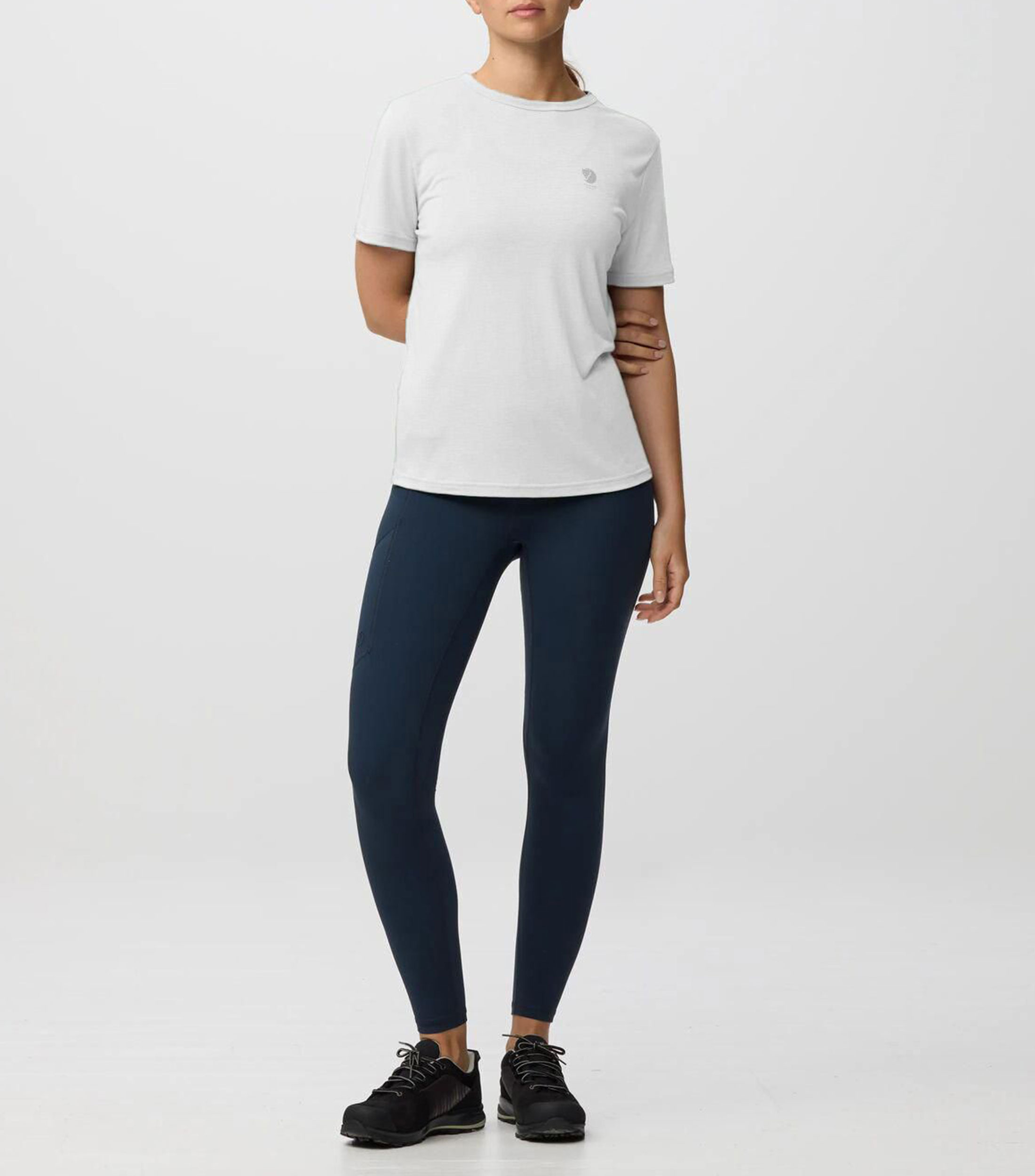Playera casual High Coast cuello redondo manga corta lisa Mujer