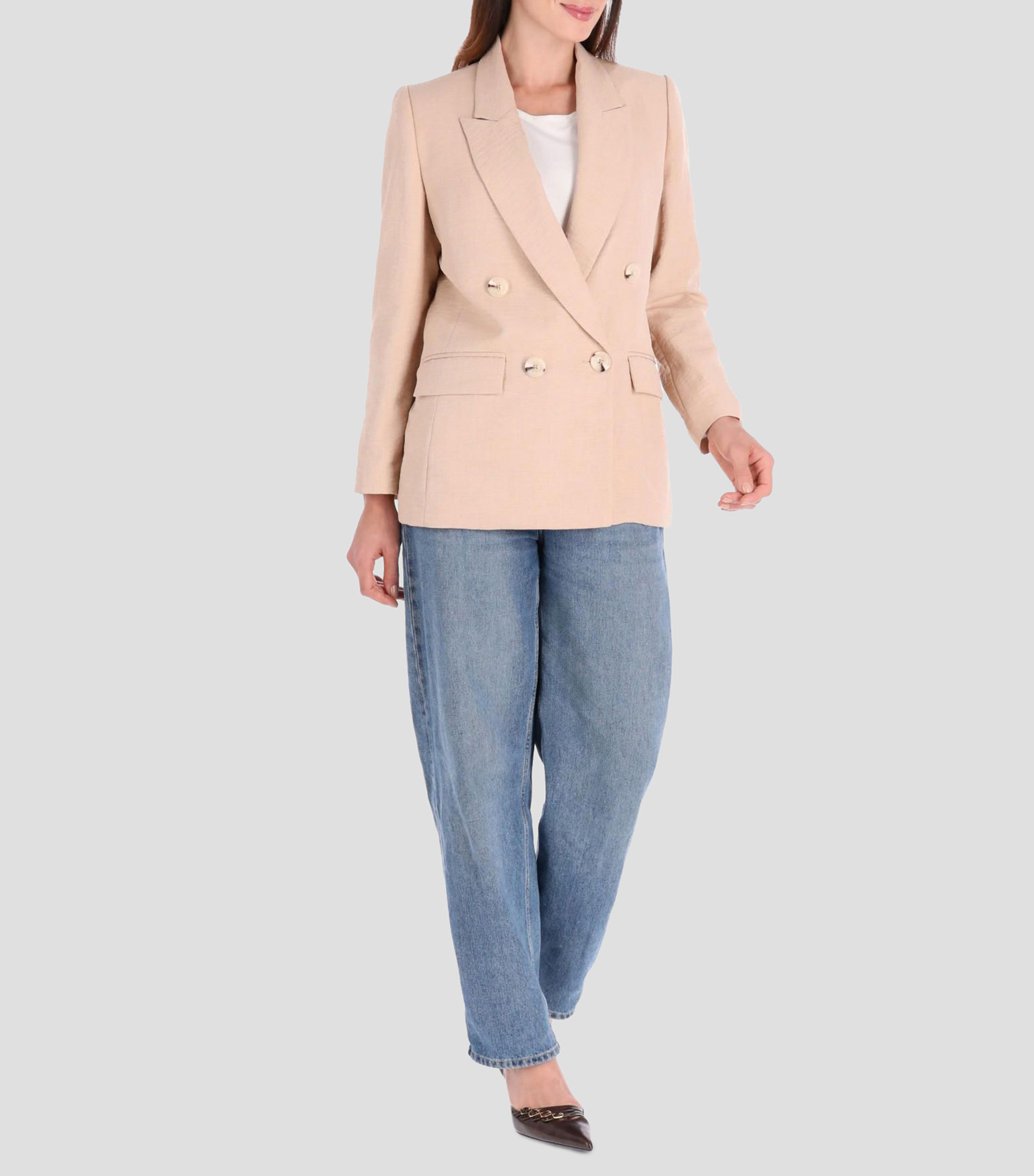 Saco liso Mujer