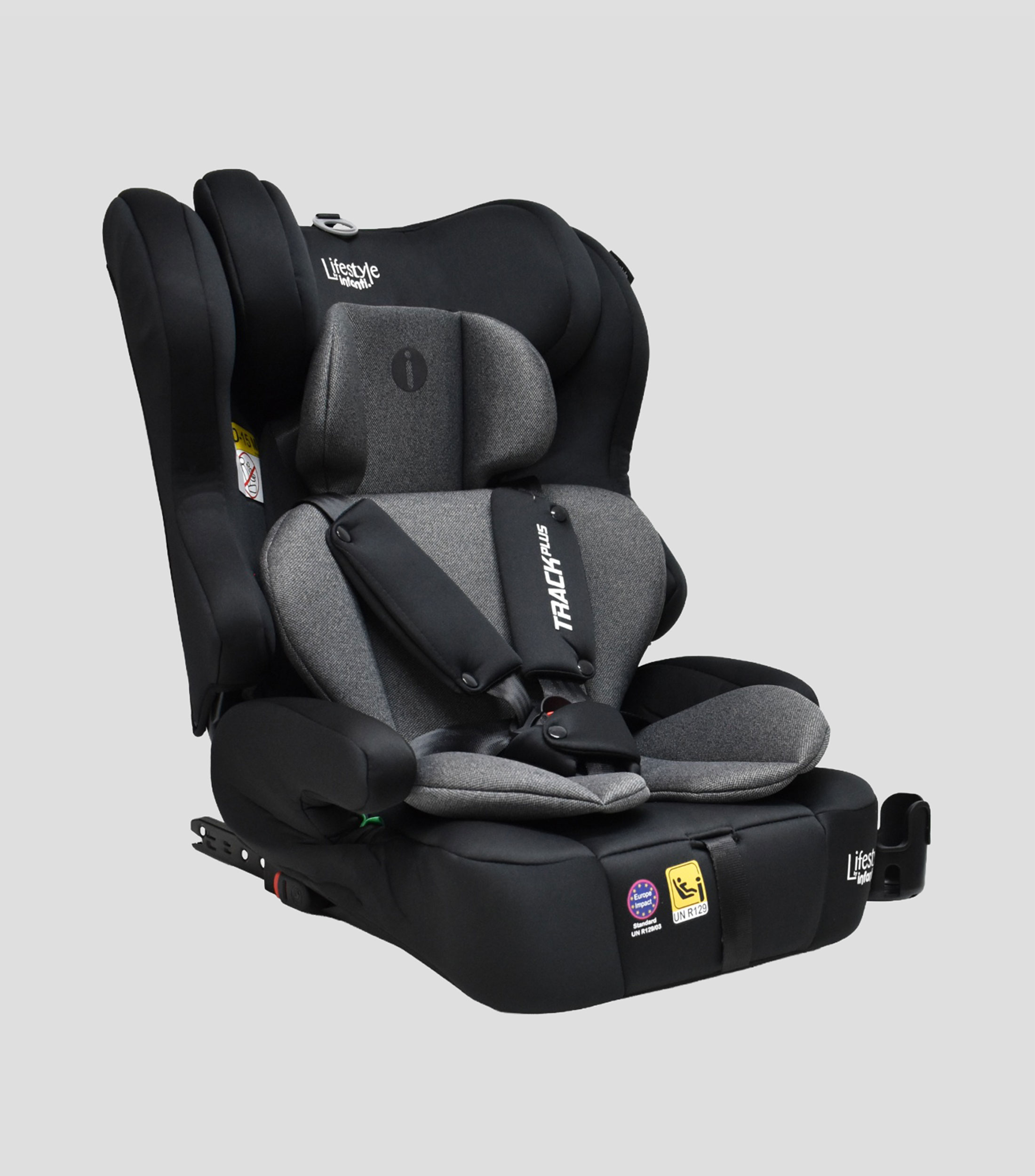 Autoasiento Track Plus Negro y Gris