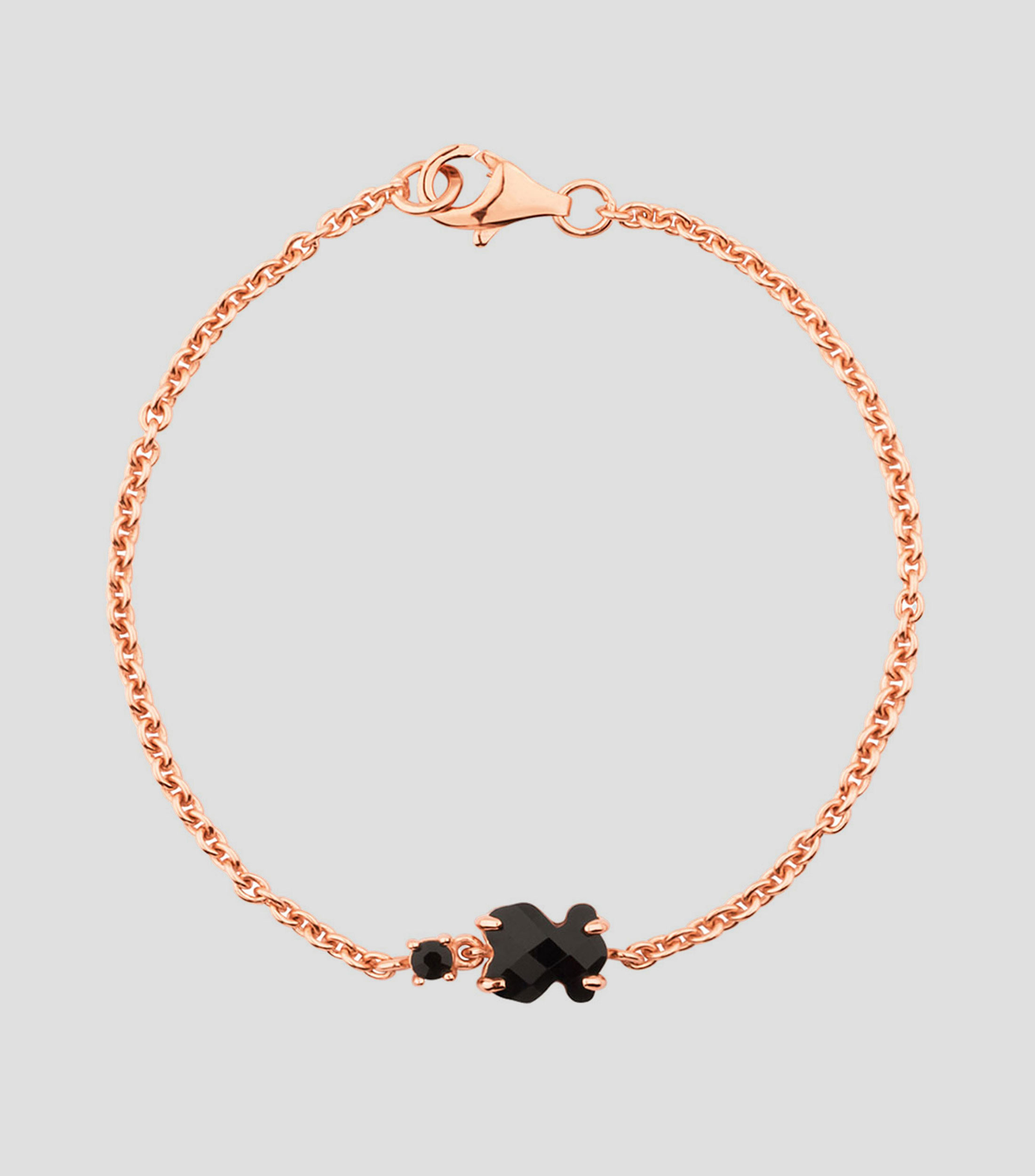 Pulsera Erma Vermeil Rosa con oso Mujer