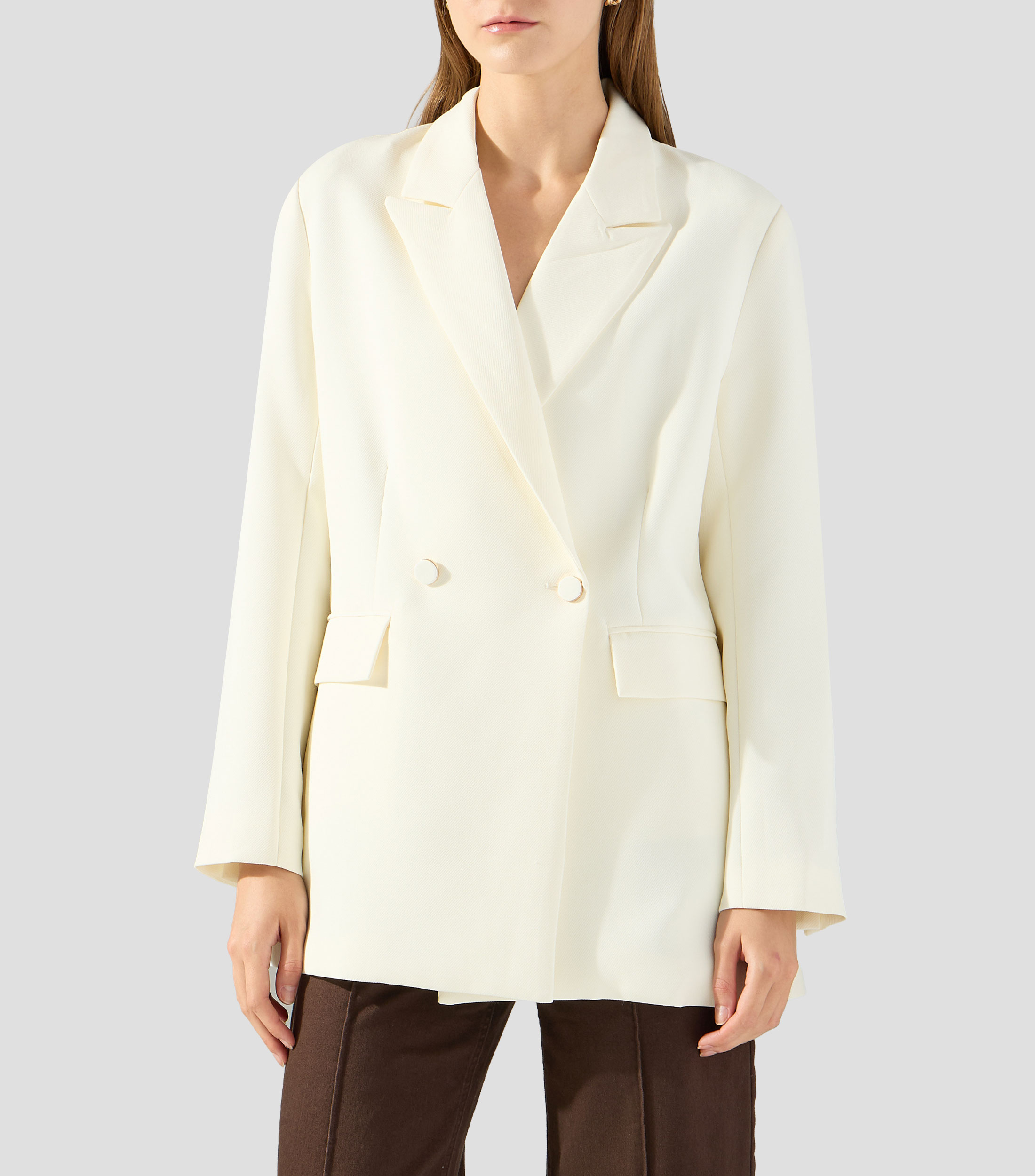 Blazer liso Mujer