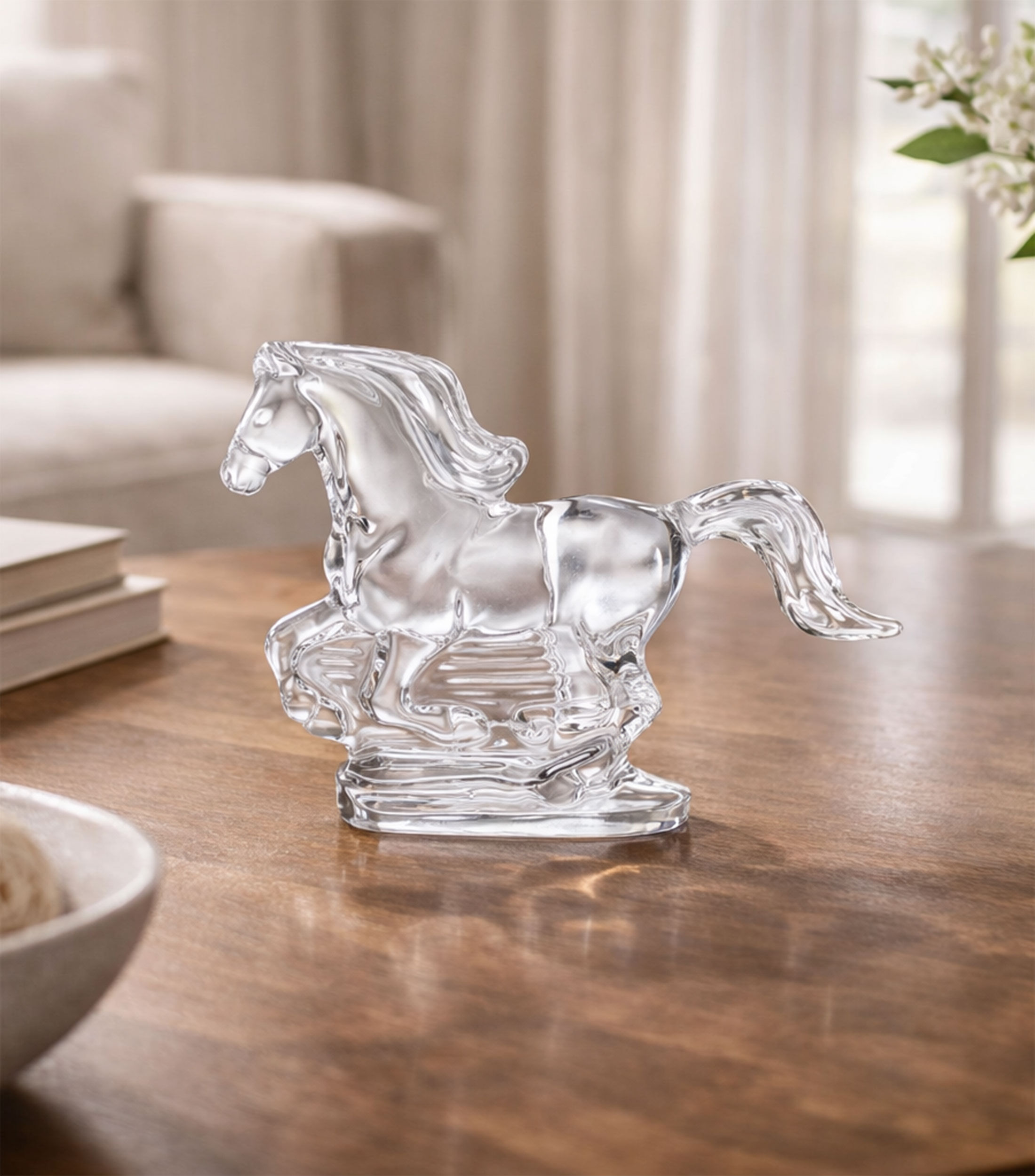 Figura decorativa Caballo del Zodiaco 2026 en cristal