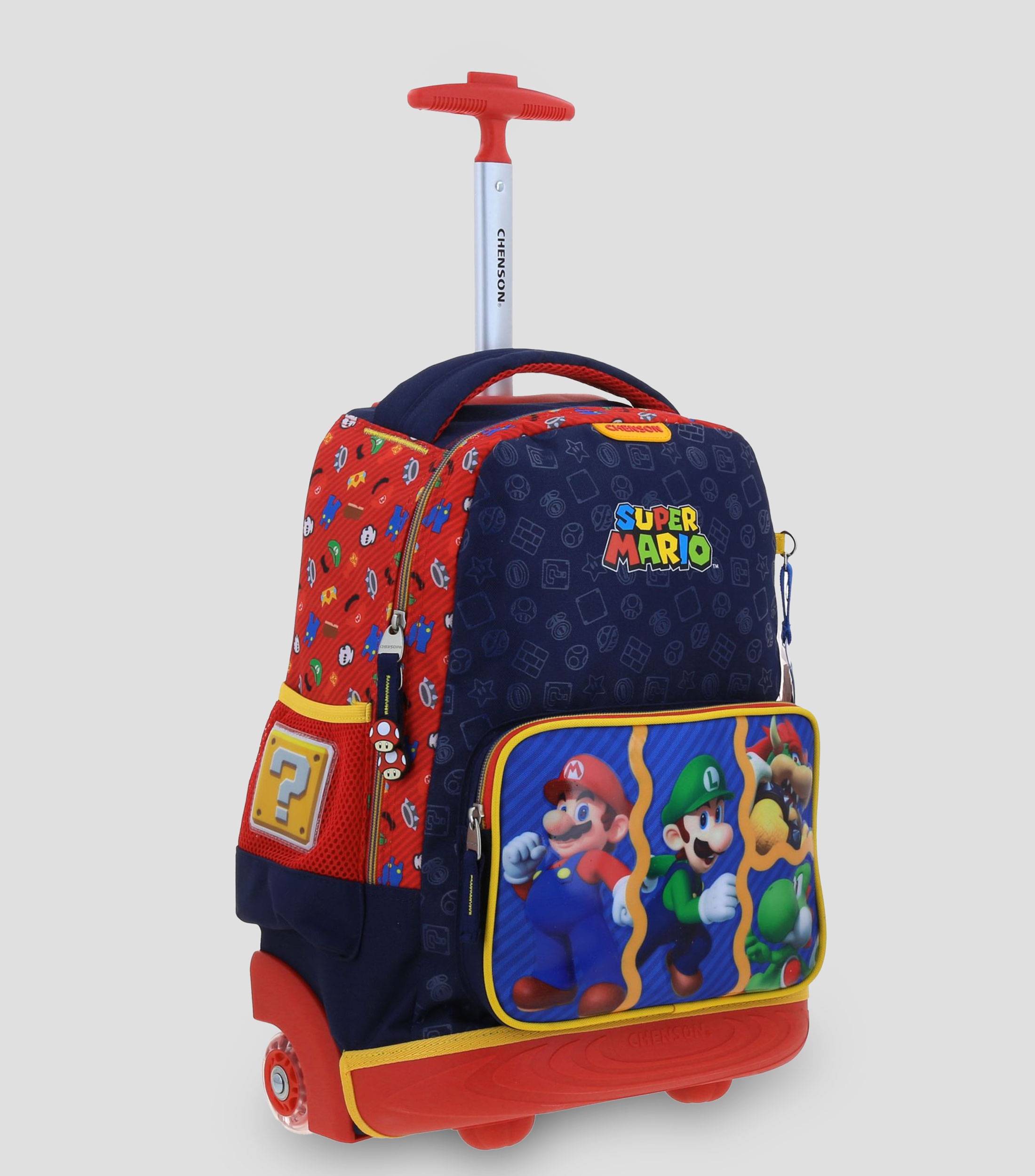 Mochila Escolar con ruedas Mario Bros Nash Niño