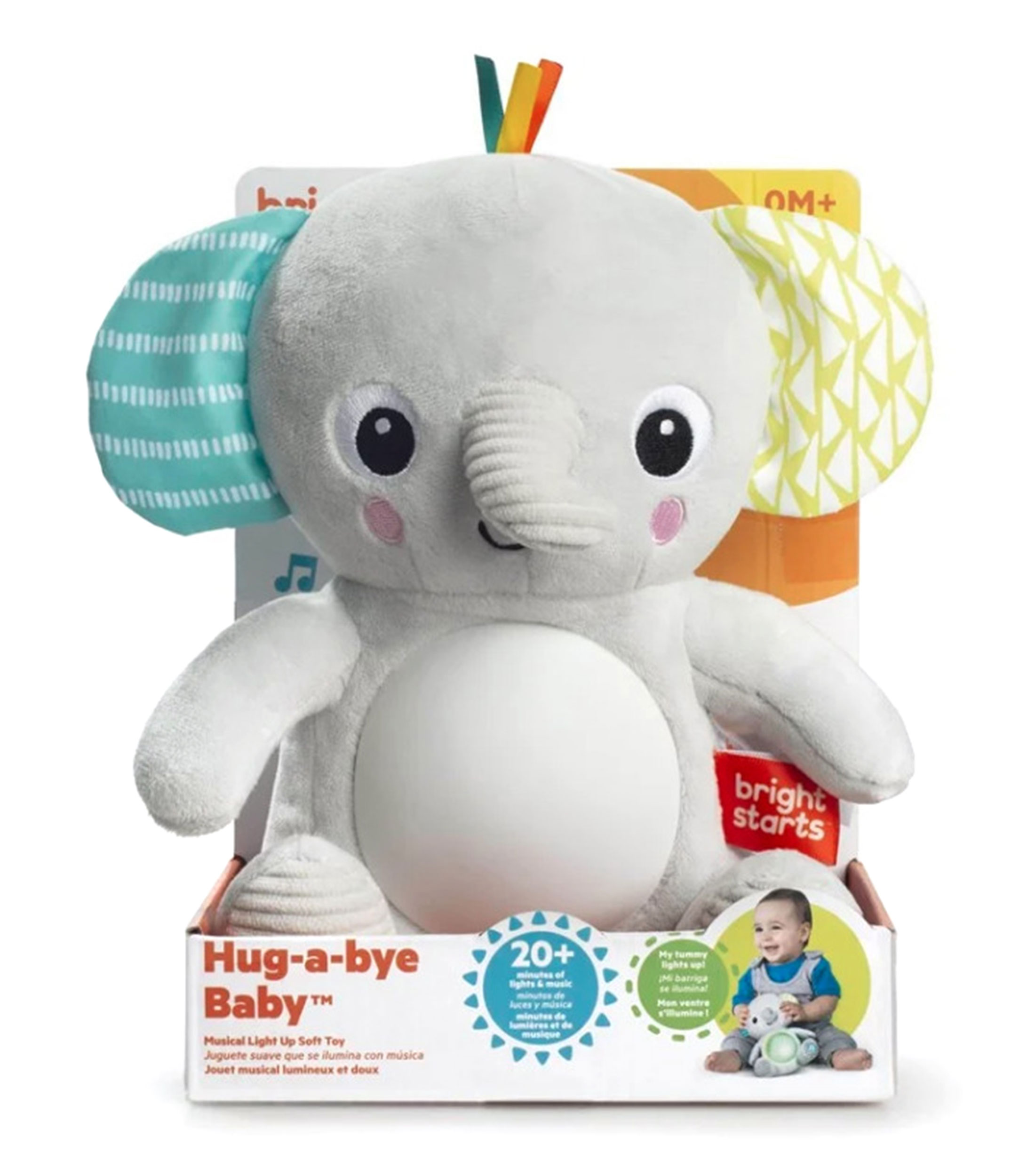 Elefante Peluche Musical Hug a Bye baby