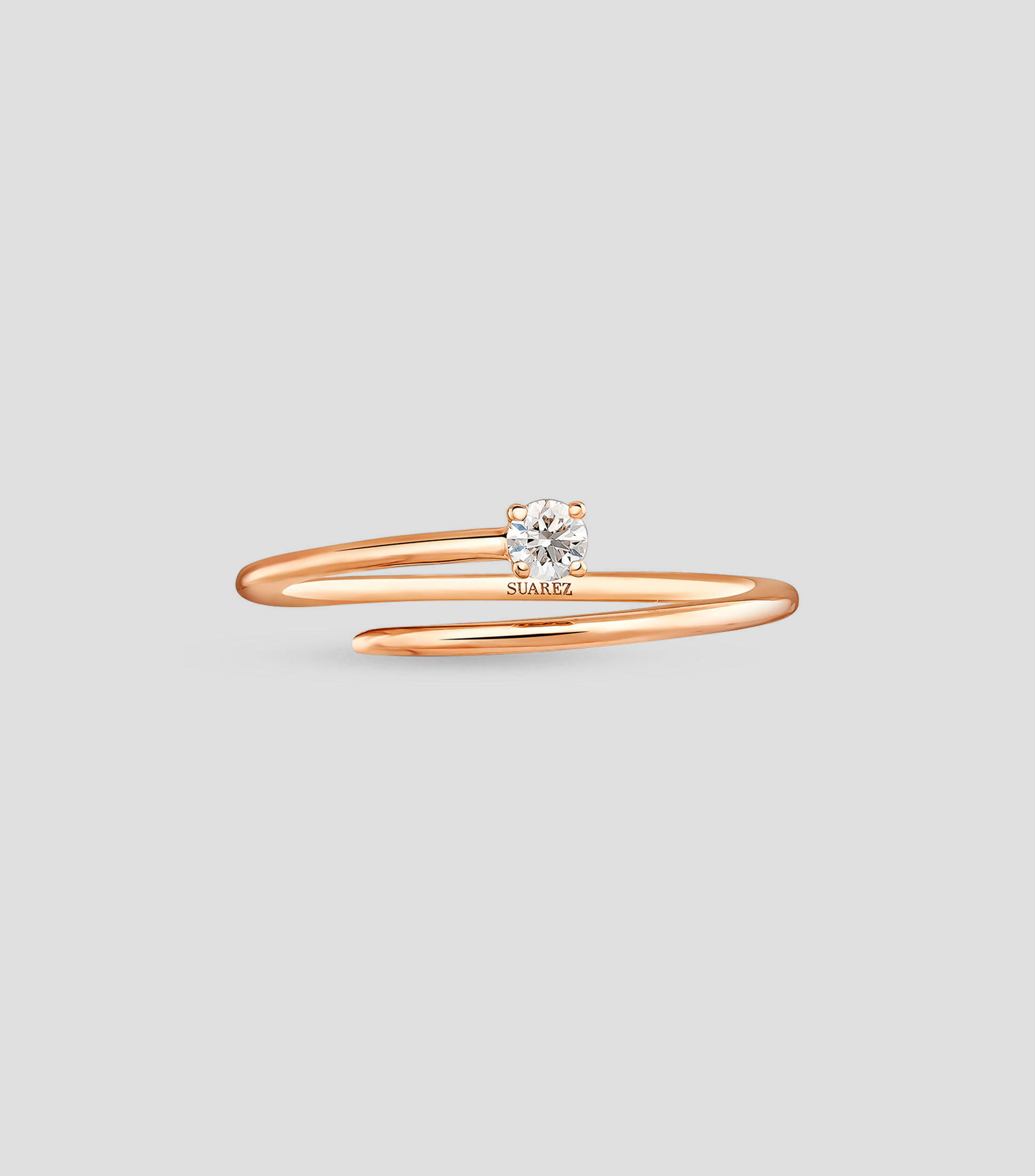 Anillo en Oro rosa 18 Kts Idalia Talla 13 Mujer