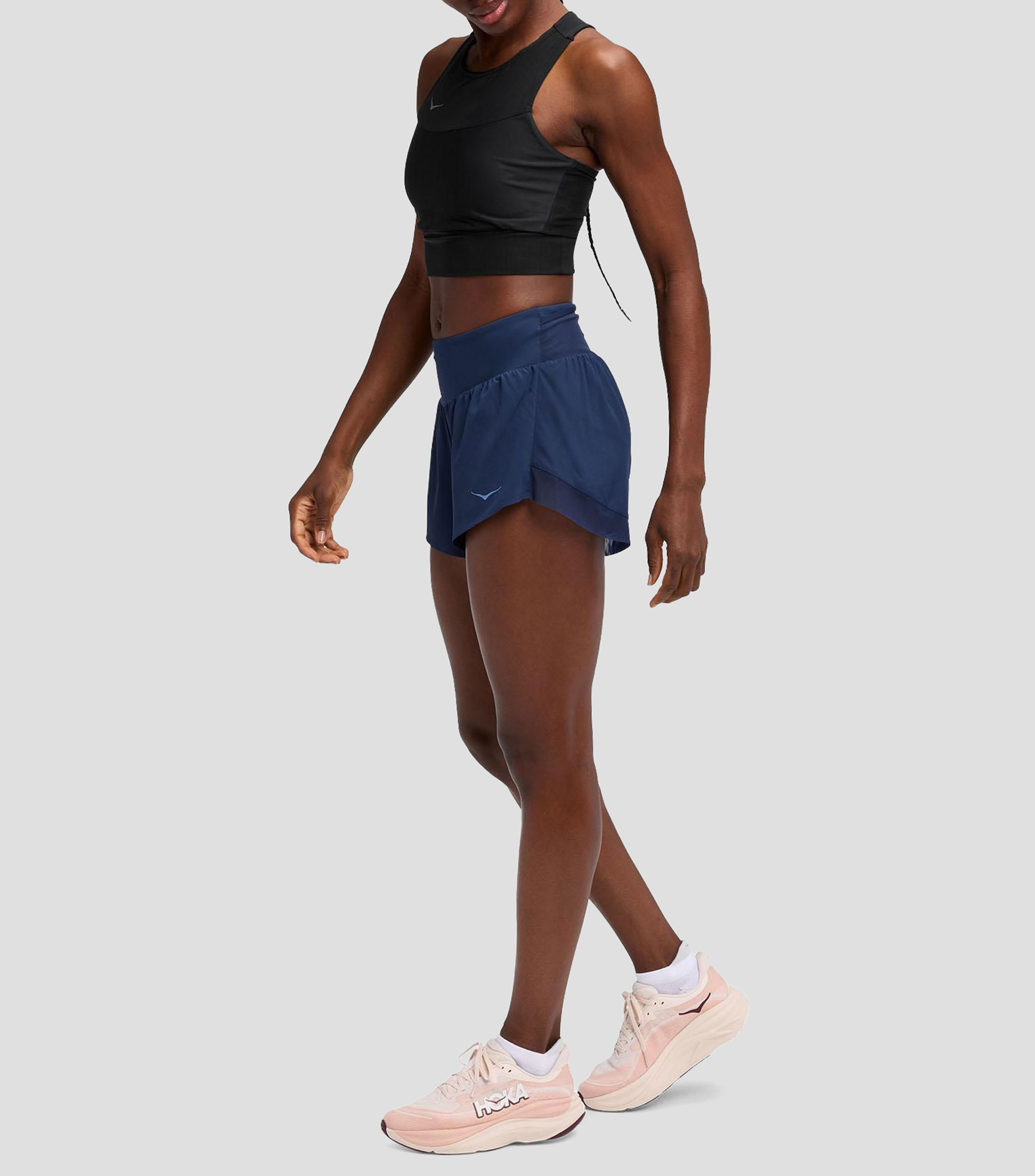 Short para correr Glide 4 liso Mujer