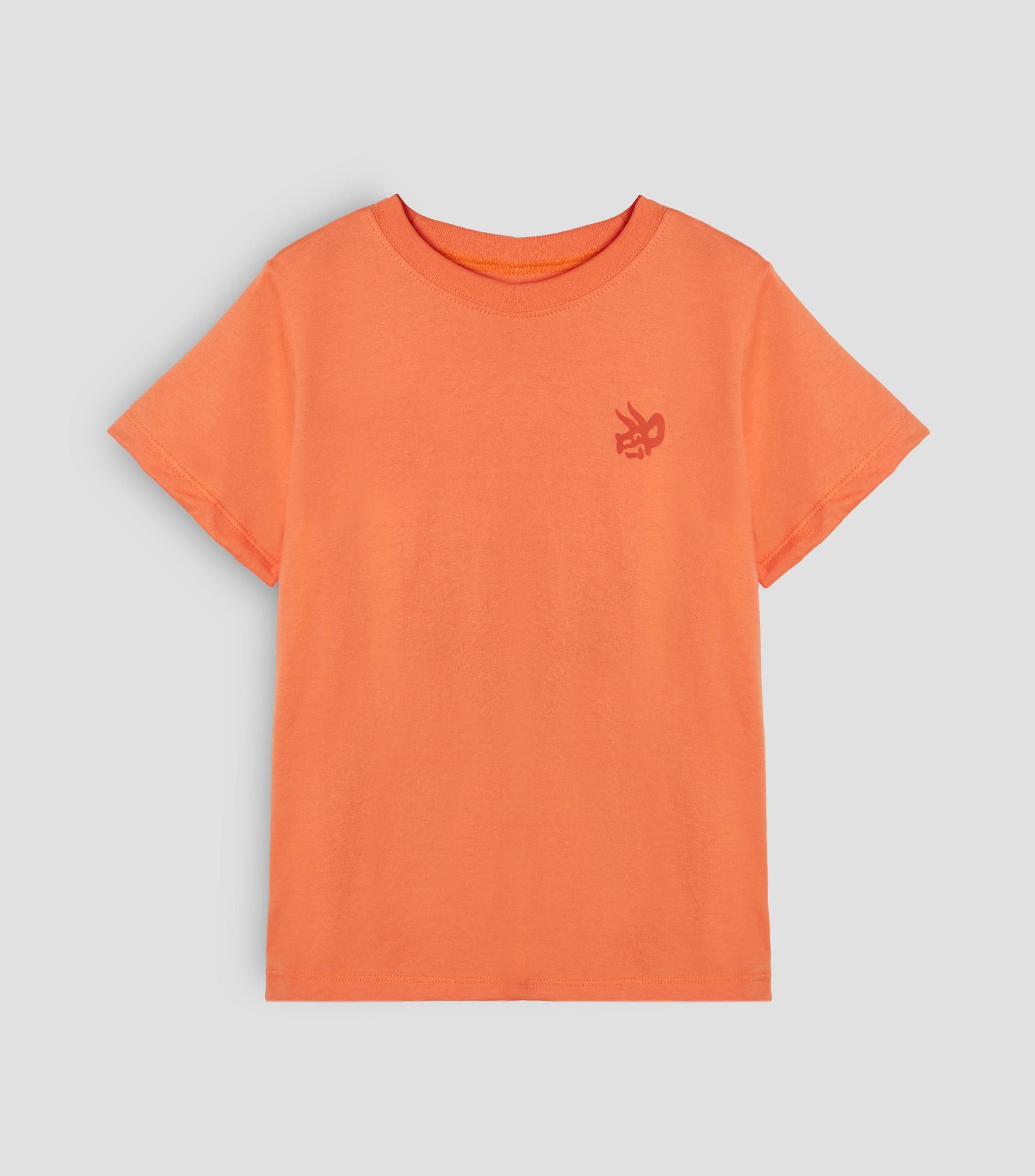 Playera cuello redondo manga corta lisa Niño