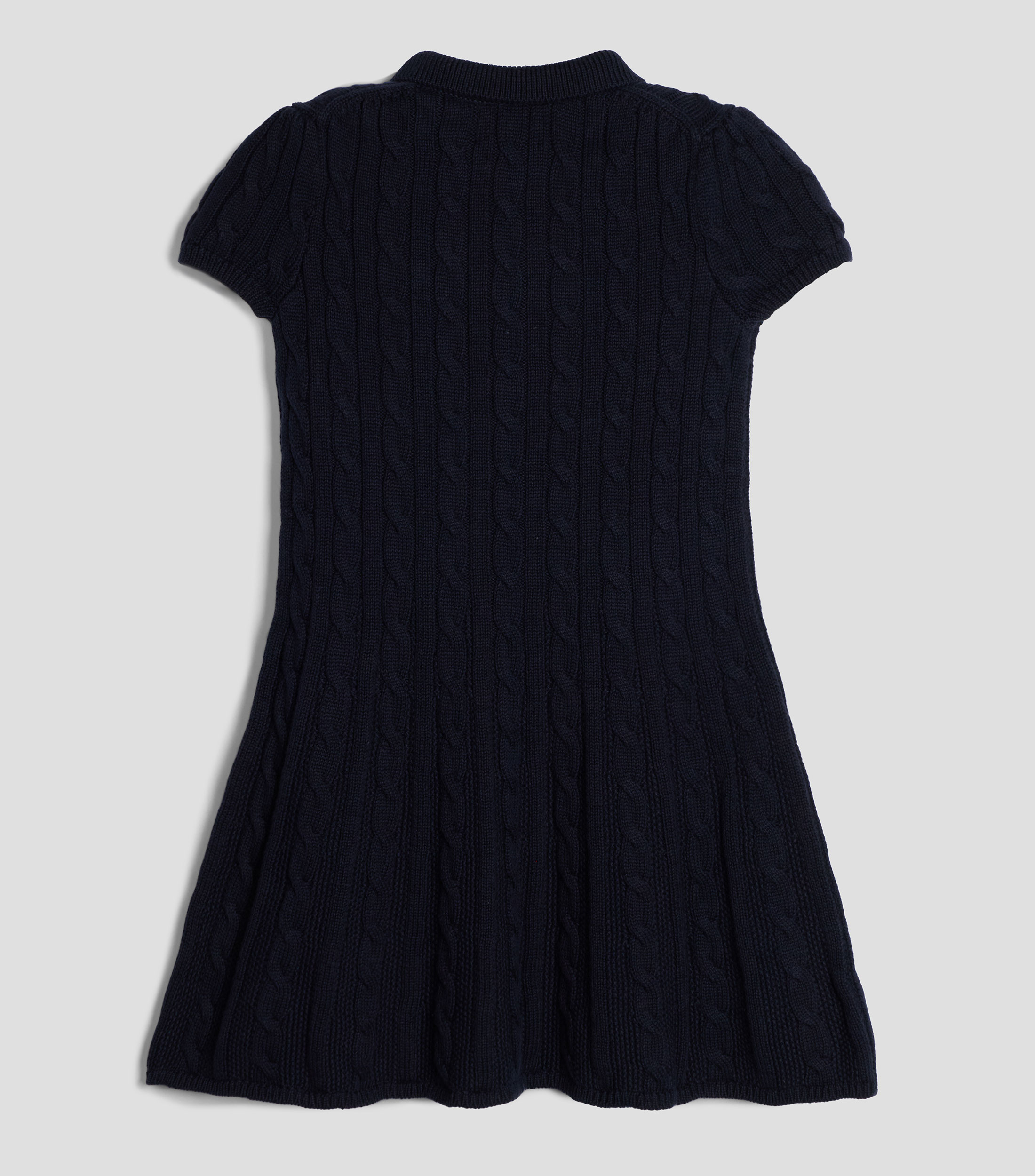 Vestido trenzado sólido Niña