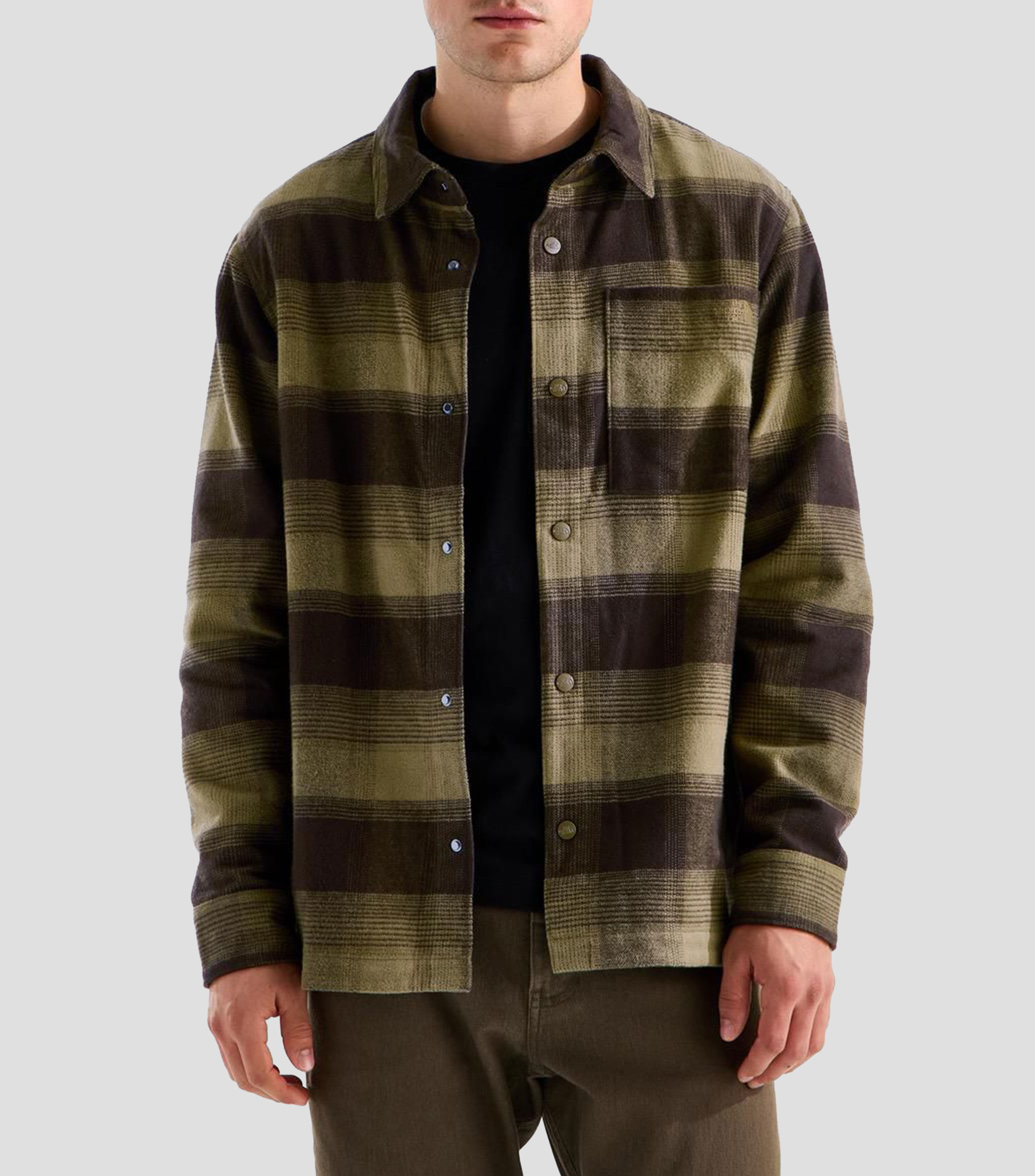 Chamarra M Forest Flannel L Hombre