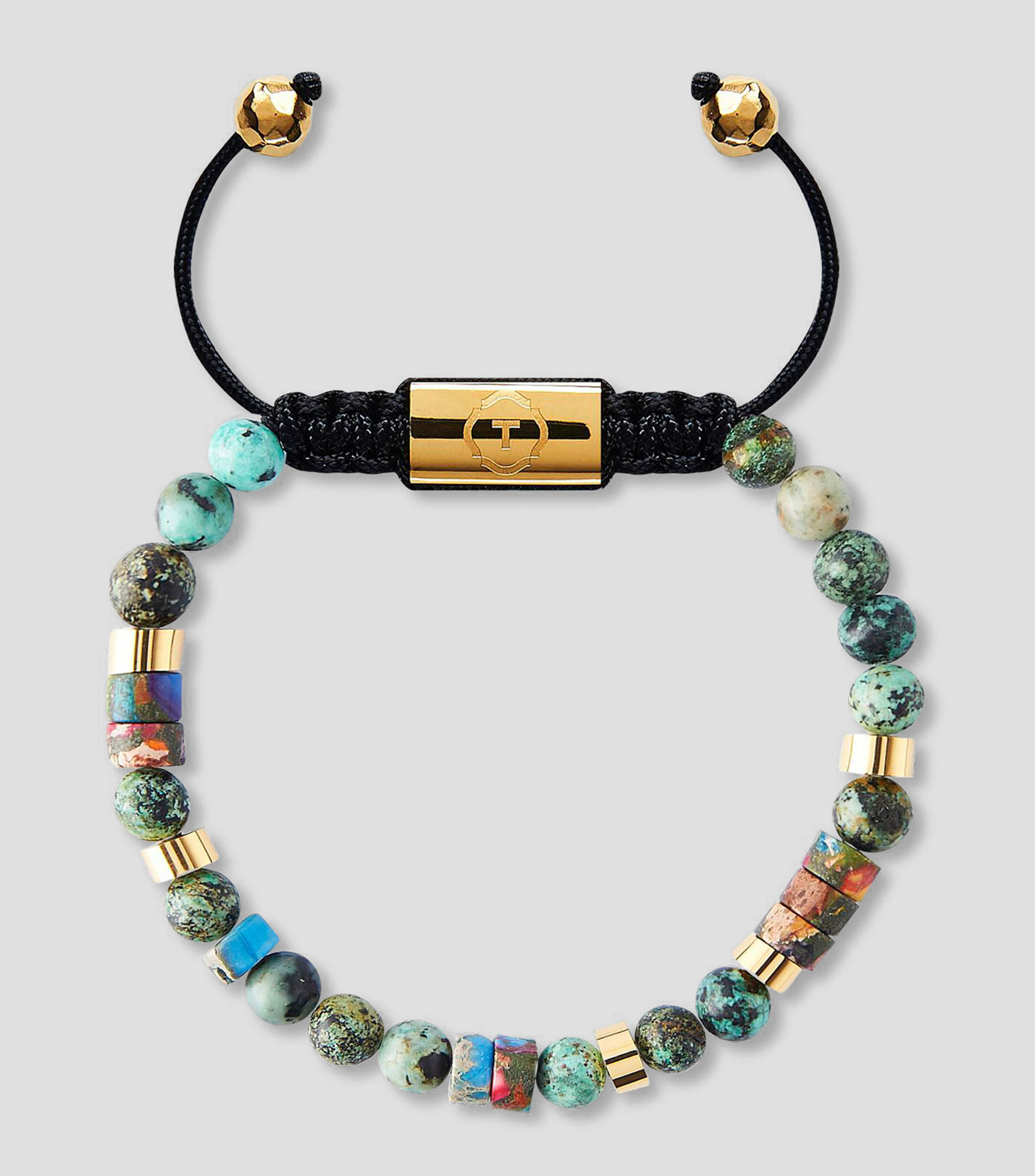 Pulsera ajustable con piedras Unisex