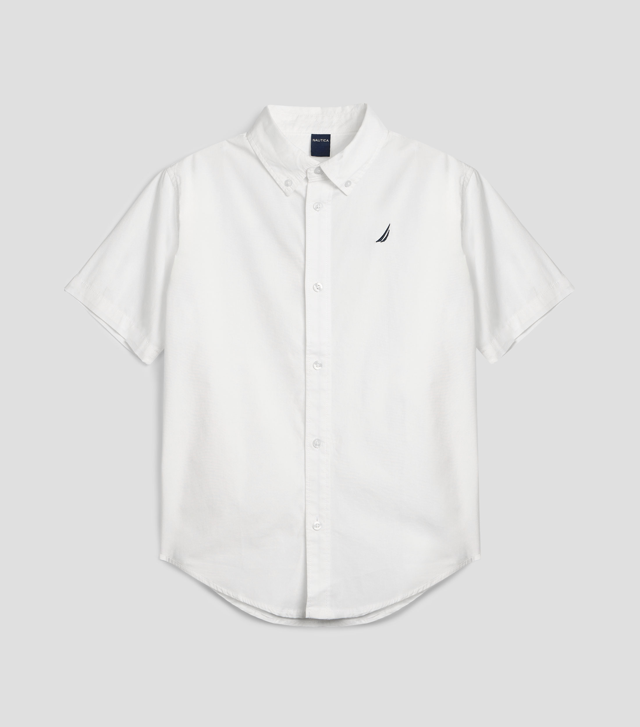 Camisa lisa manga corta Niño
