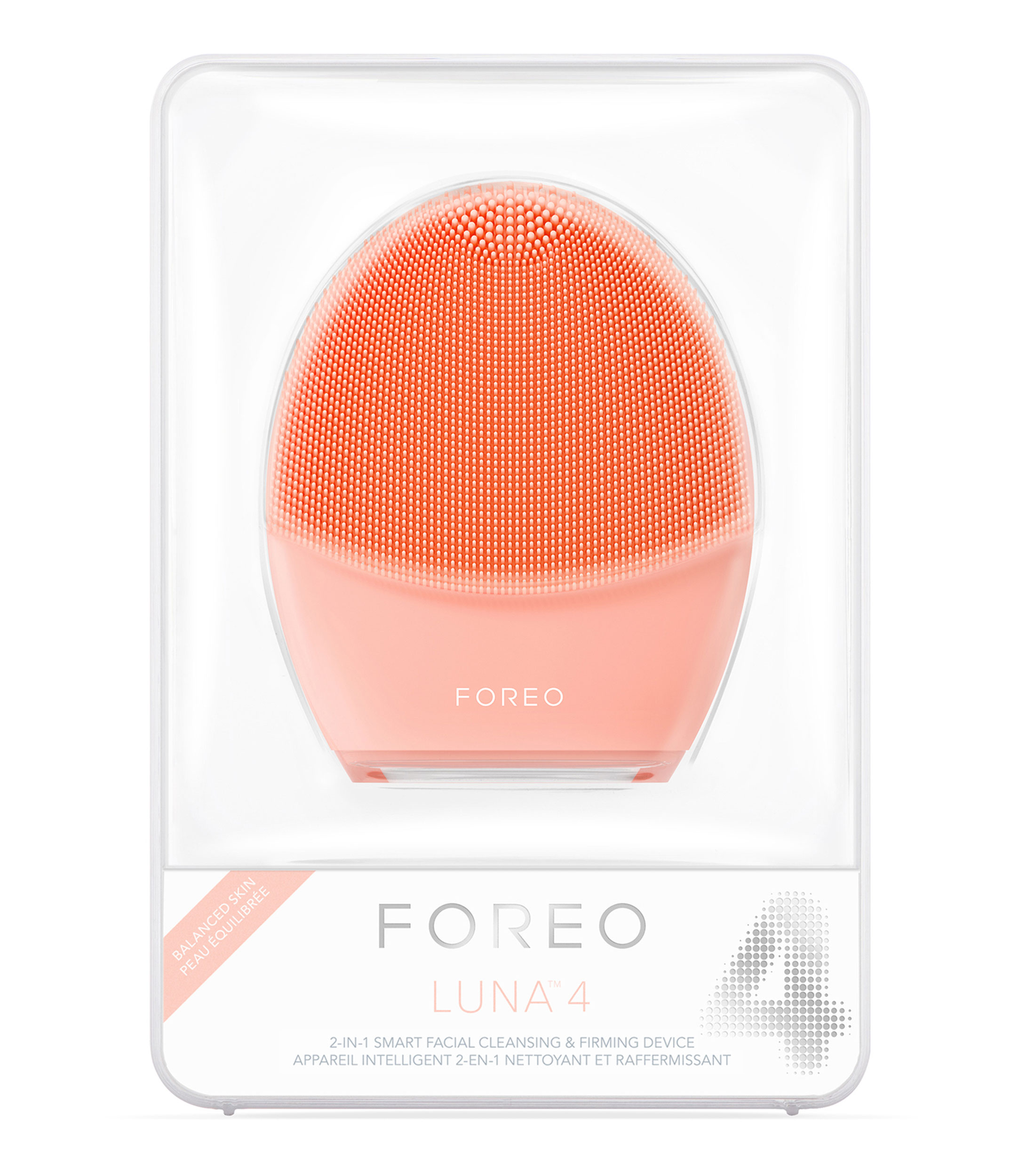 Dispositivo de limpieza facial y masaje reafirmante LUNA 4 Balanced Skin