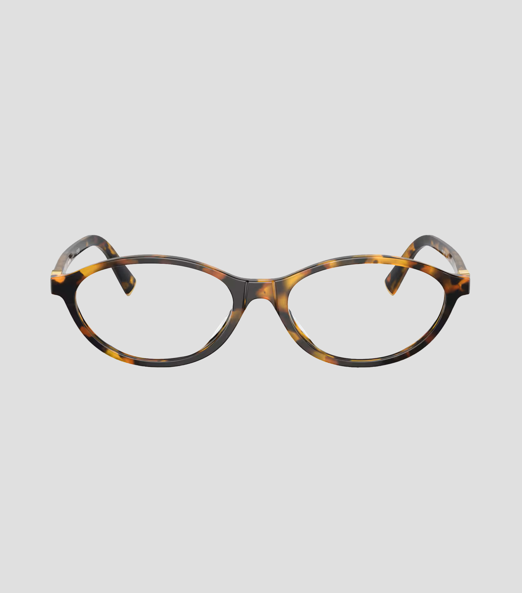 Lentes oftálmicos ovalados Havana miel Mujer
