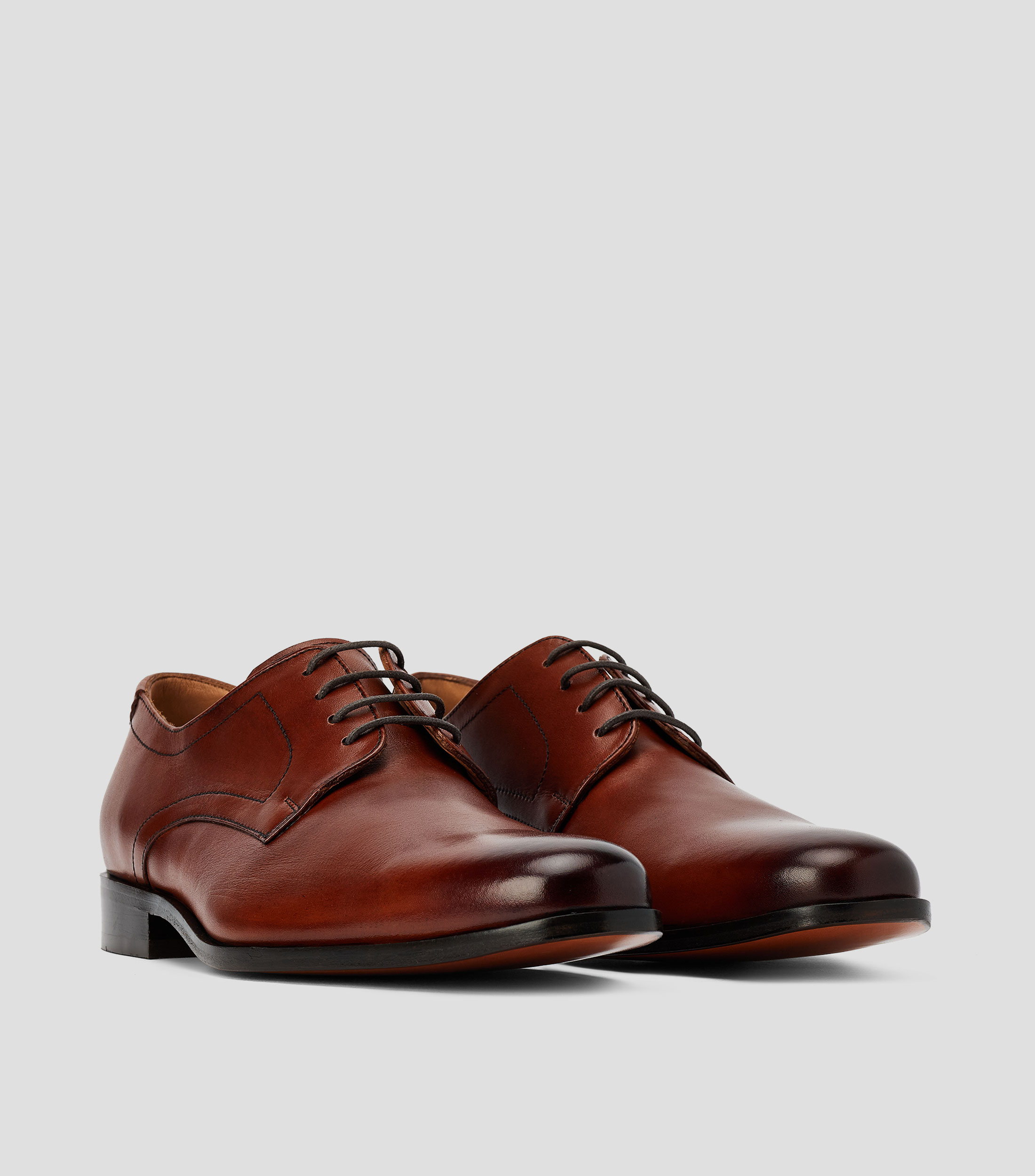 Zapatos casuales derby en piel Hombre