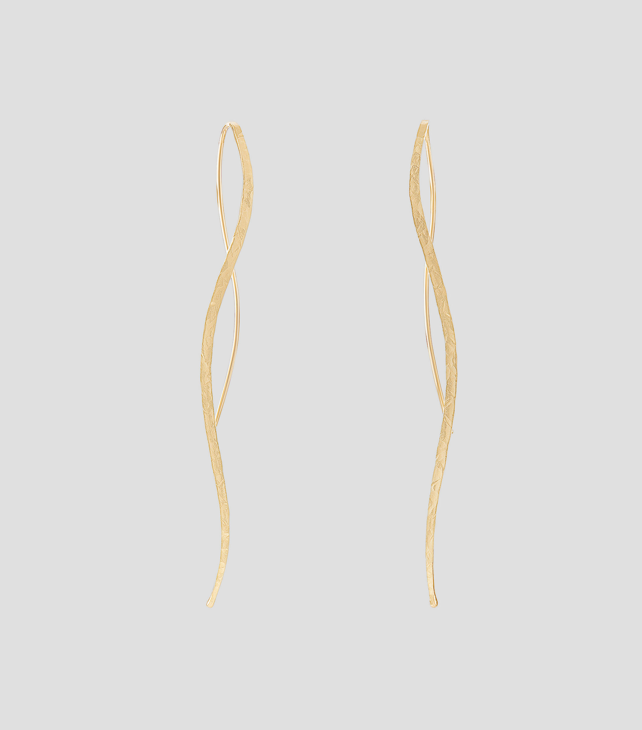 Pendientes en oro amarillo de 18 kilates Linhas da Vida Mujer