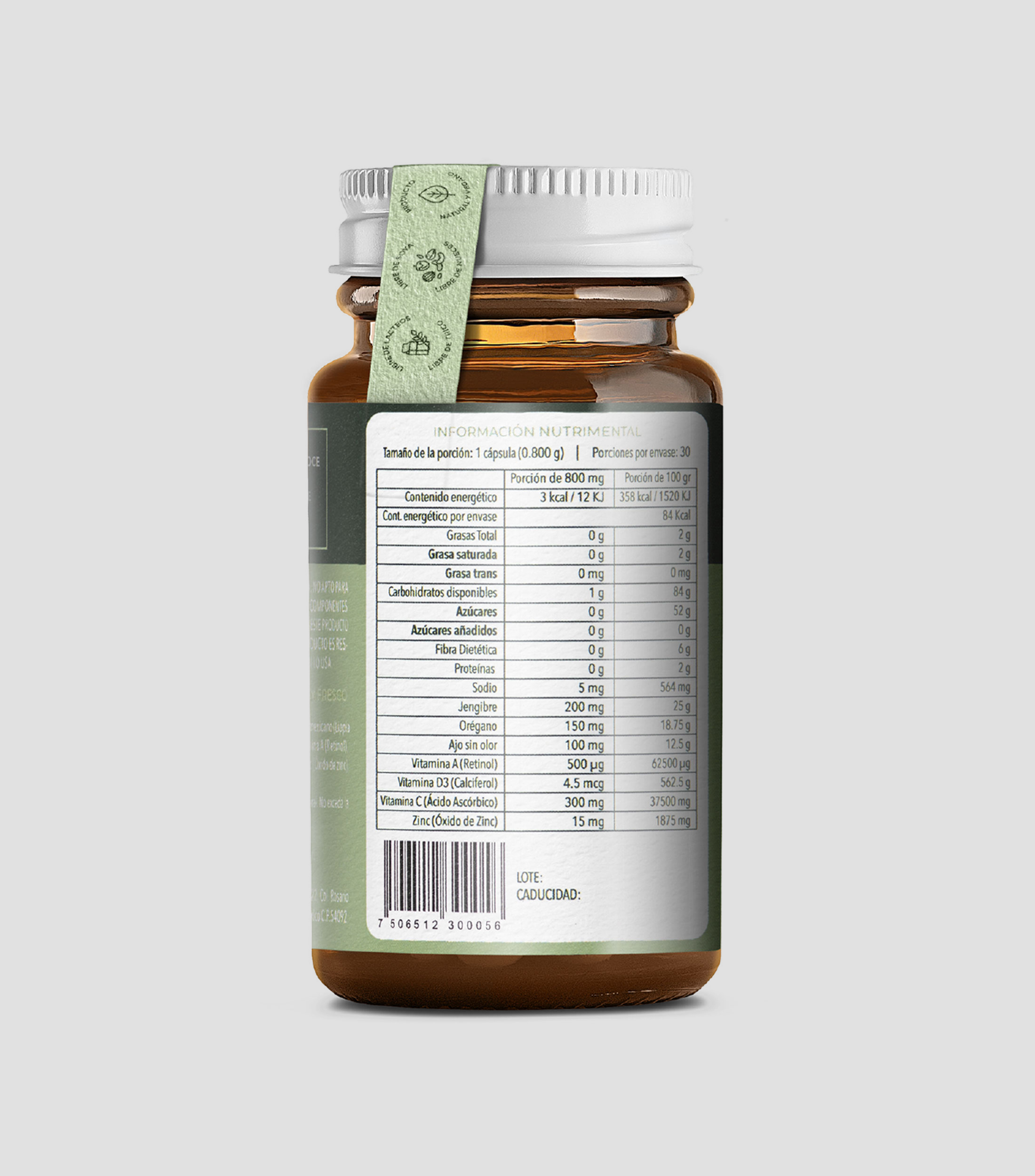 Suplemento Alimenticio Scudo 30 Cápsulas Veganas