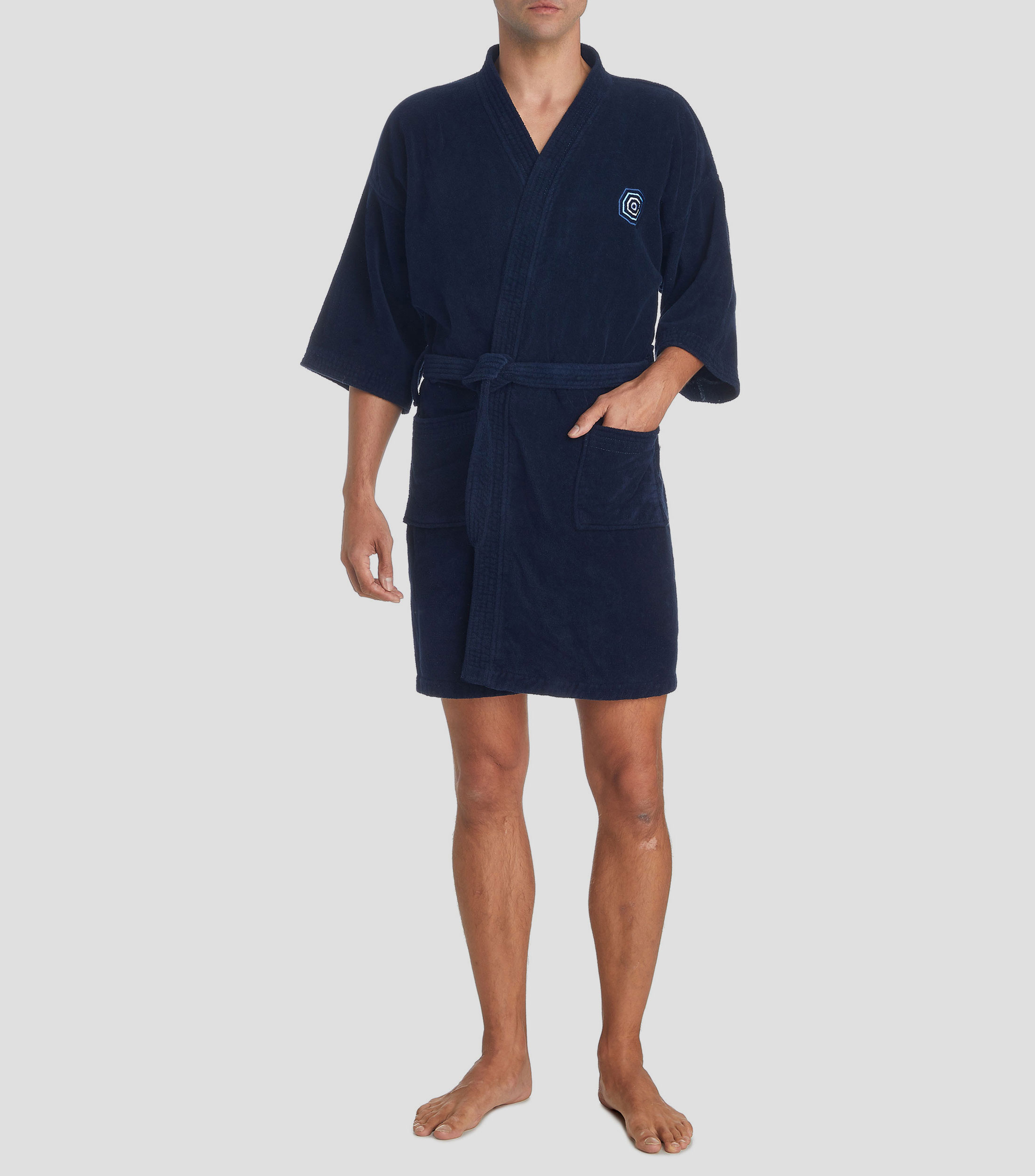 Bata de Bano Azul Hombre