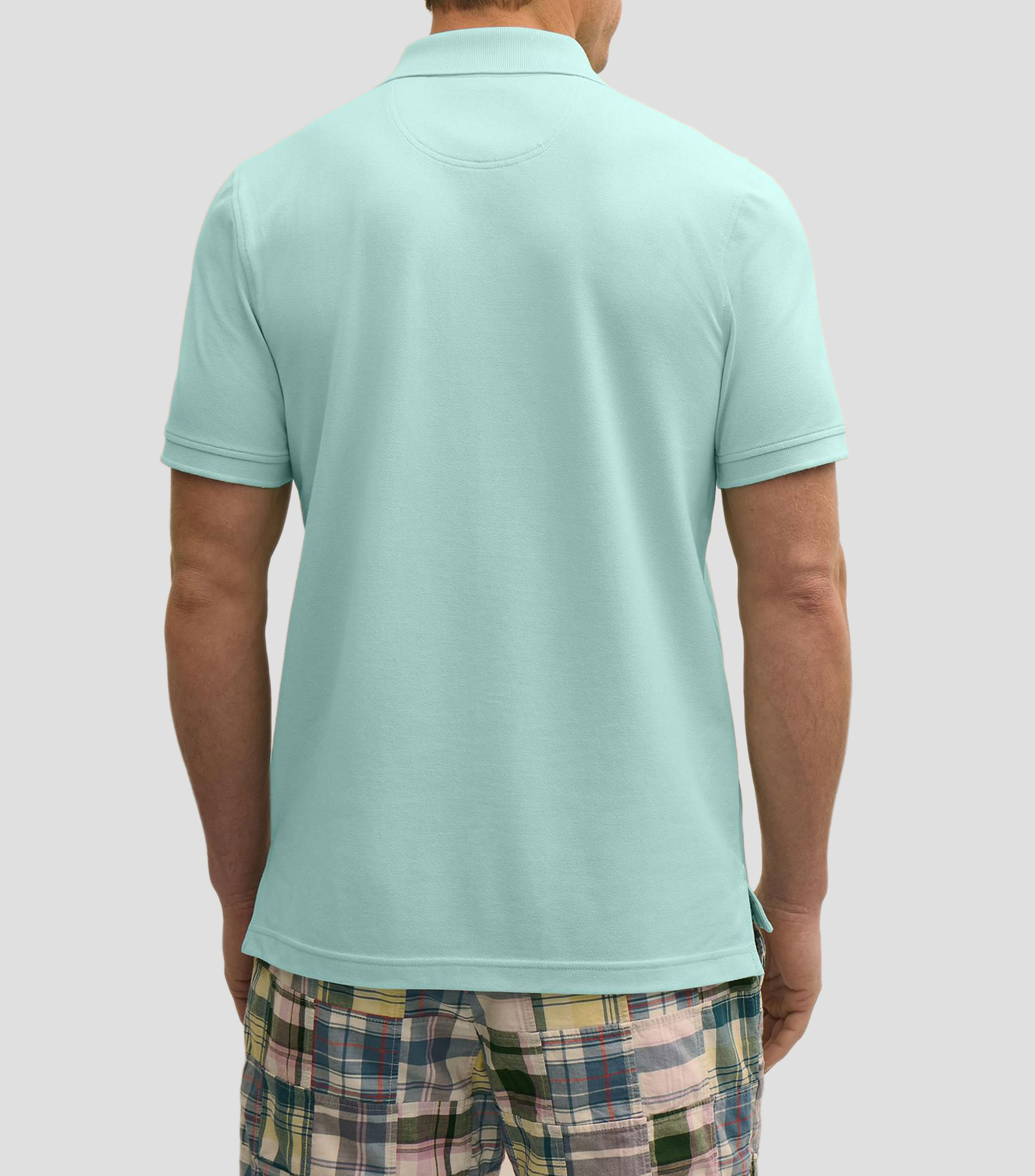 Playera tipo Polo manga corta liso Hombre