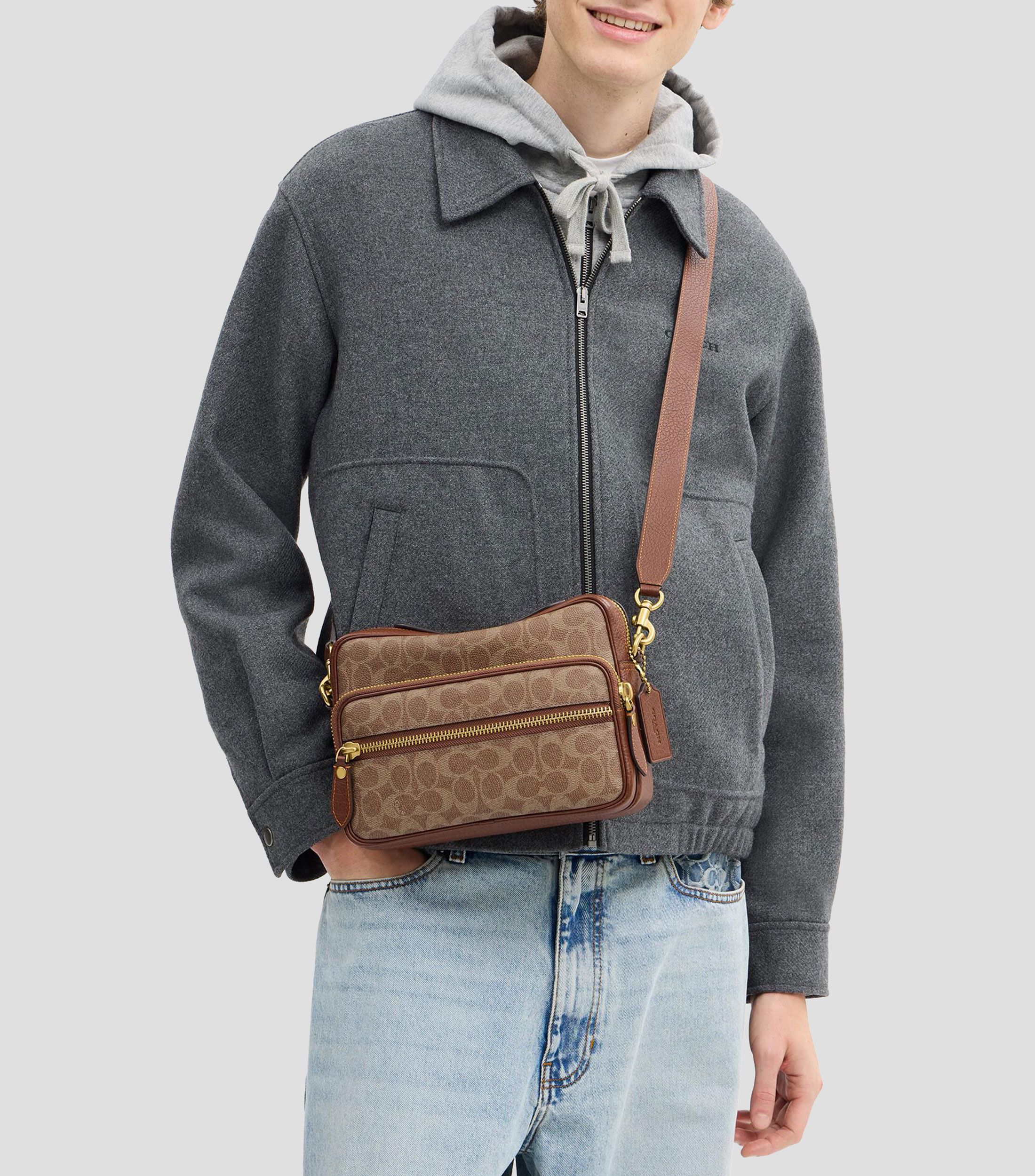 Bolso Crossbody Dakota con estampado Hombre