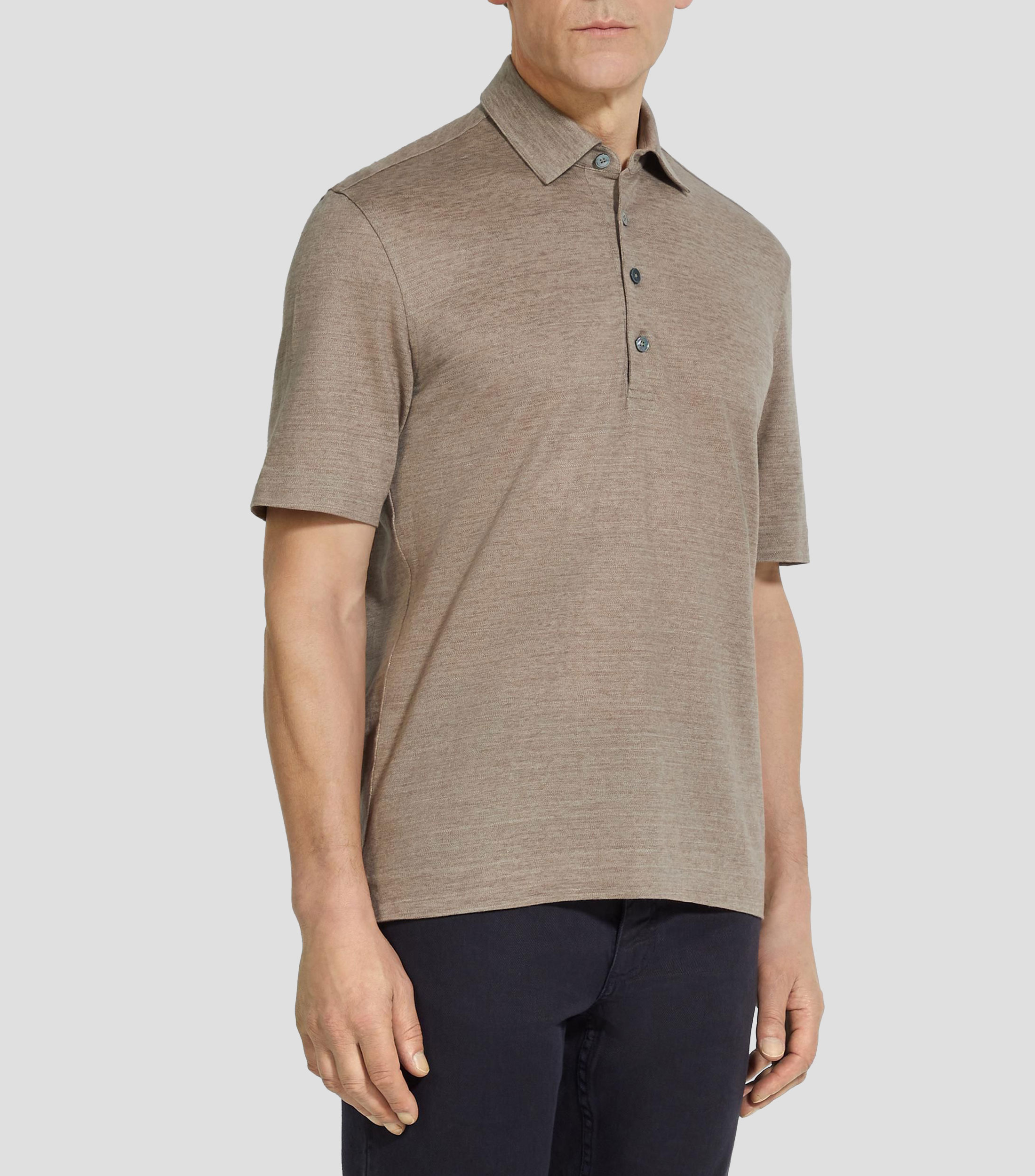 Playera tipo polo con manga corta Hombre