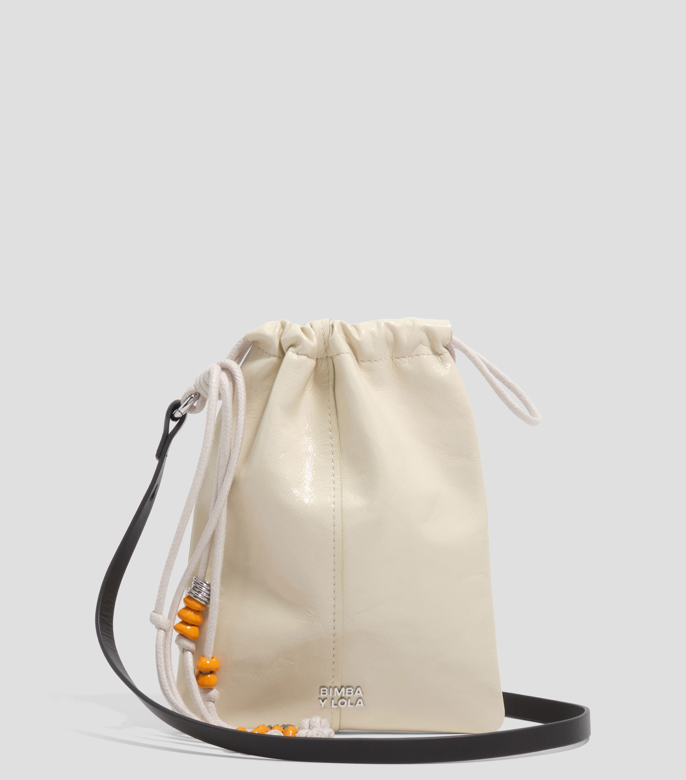 Bolsa bucket mini piel nata Mujer