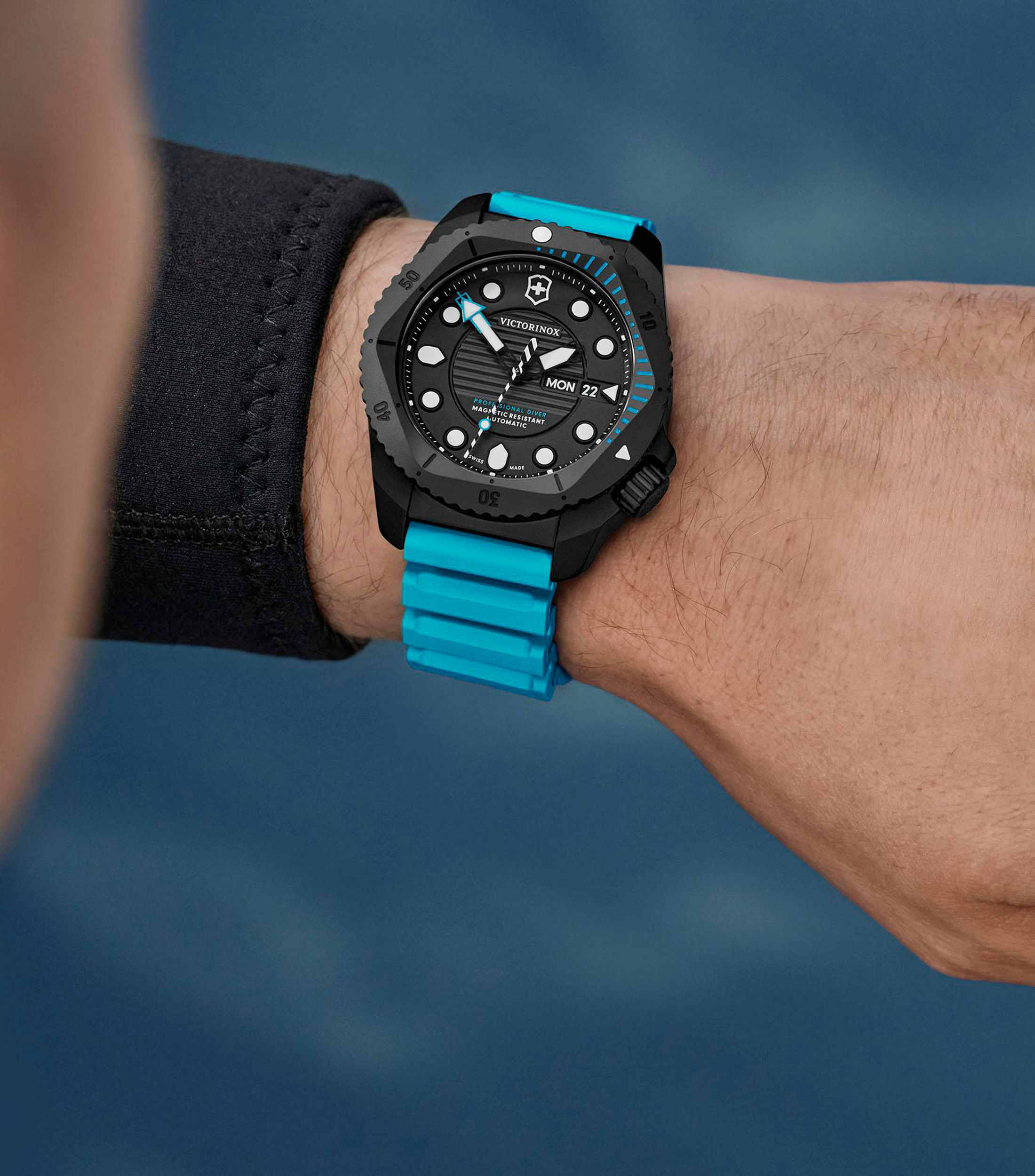 Reloj para Hombre Dive Pro Deportivo Negro, Azul