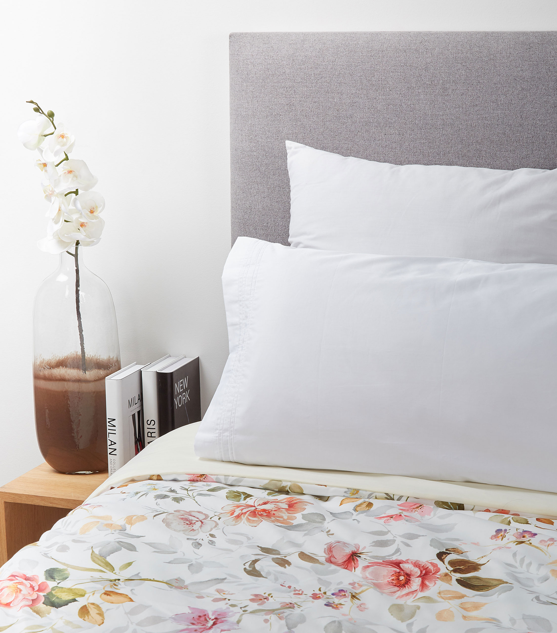 Funda decorativa para almohada King Size Tarento Blanco