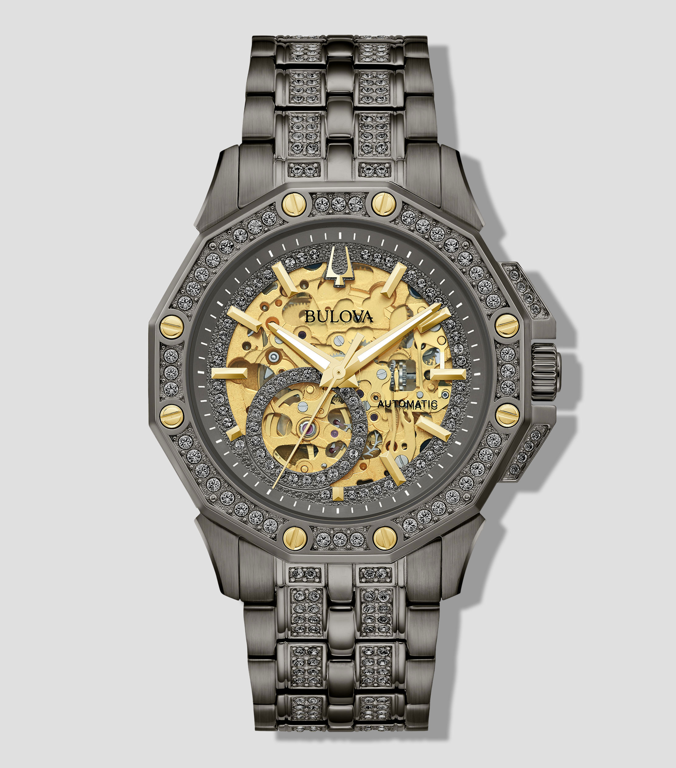 Reloj para Hombre Octava Edicion especial, Gris, Oro