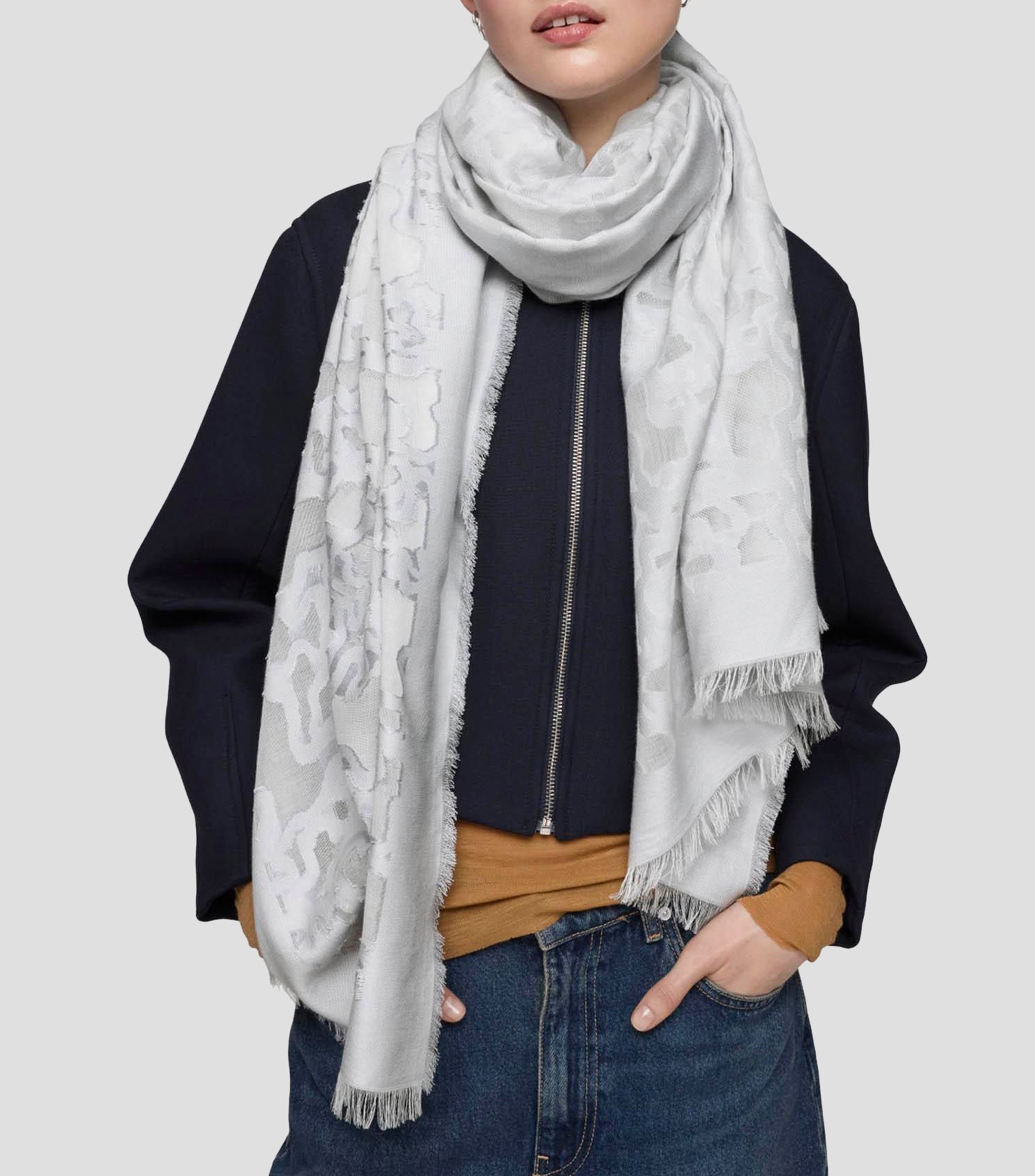Foulard estampado Kaos Devoré Mujer