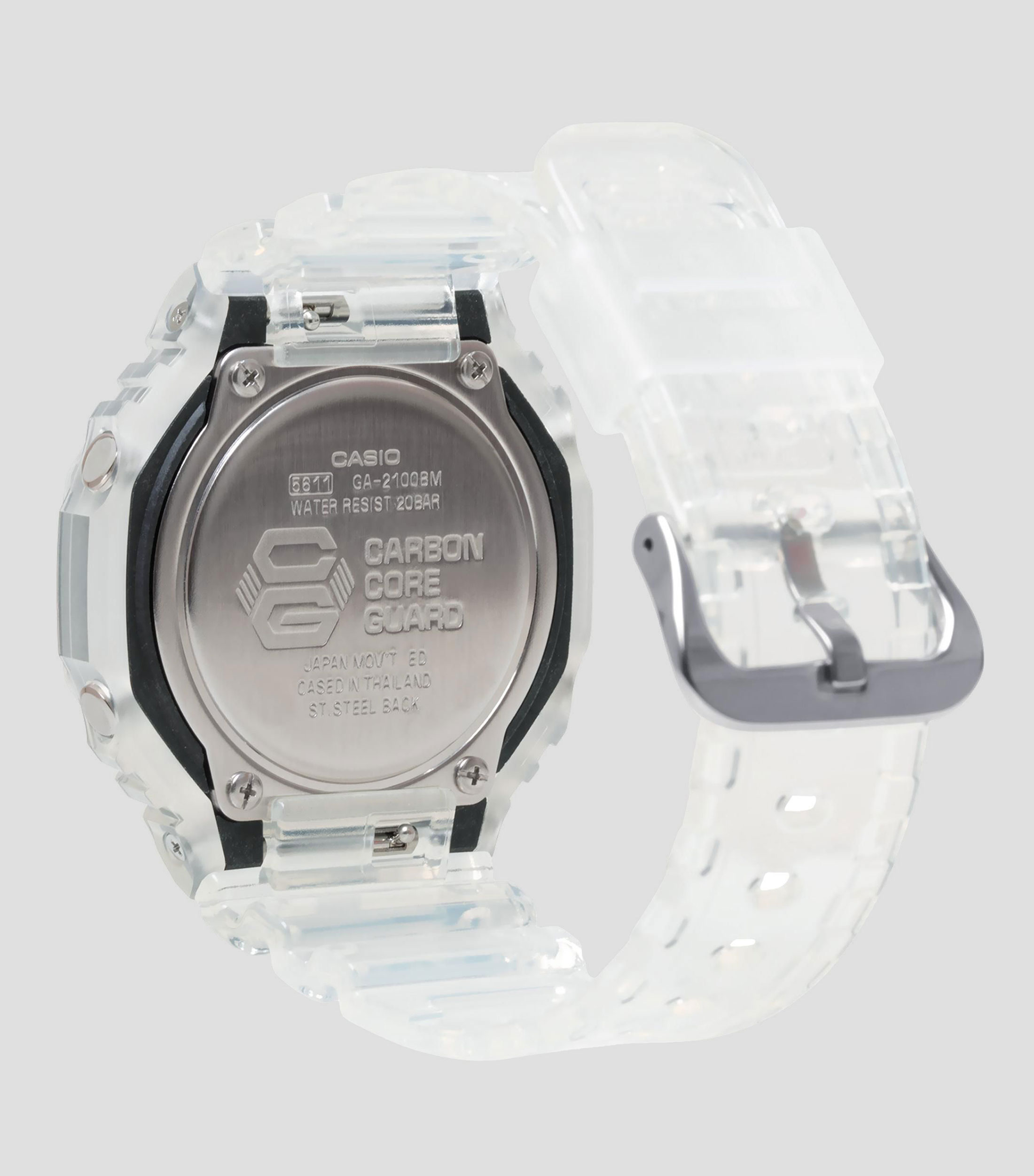 Reloj para Hombre Bright Metallic Deportivo Transparente