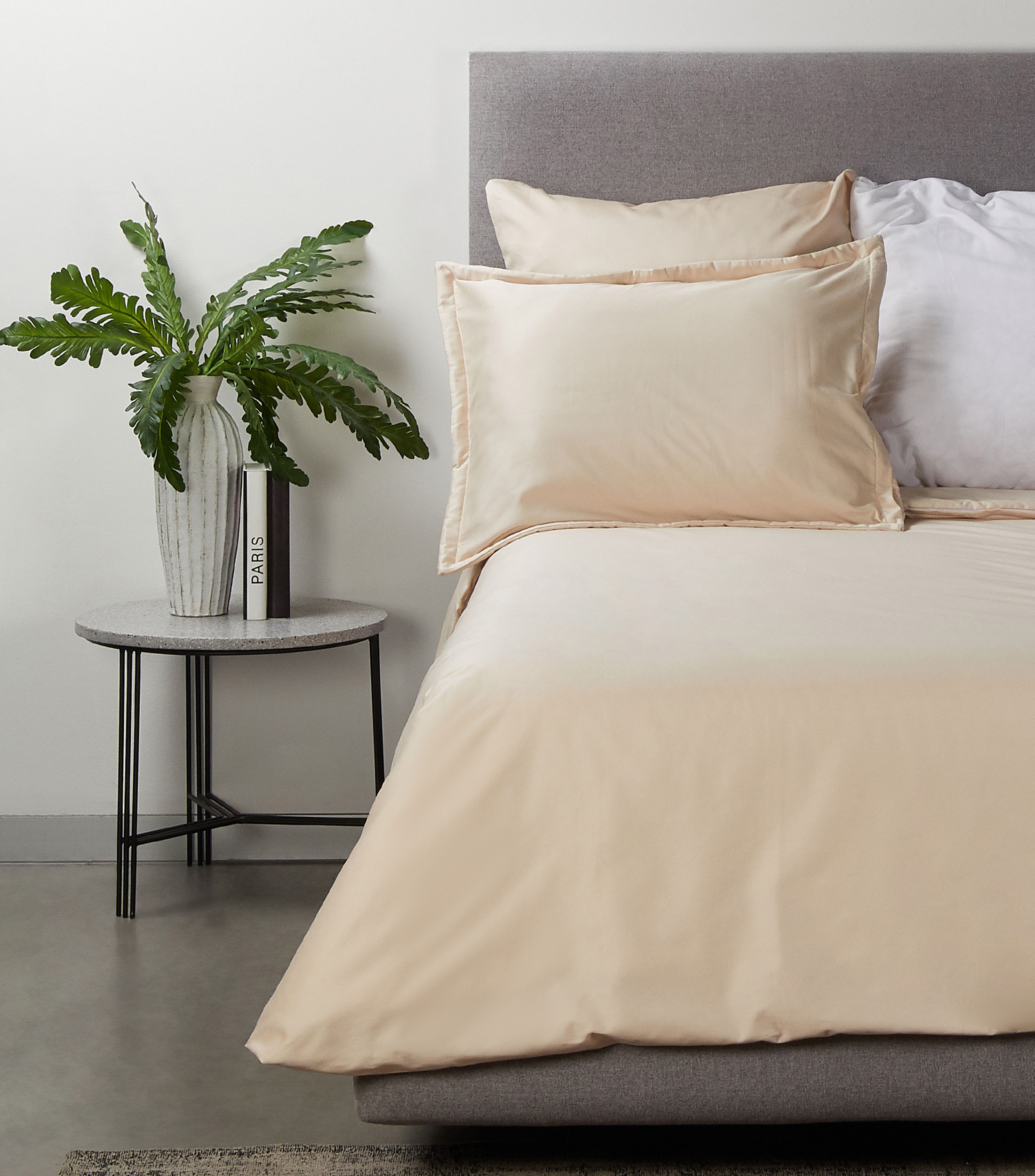 Funda para Duvet Matrimonial, Queen Size en Algodon Marfil