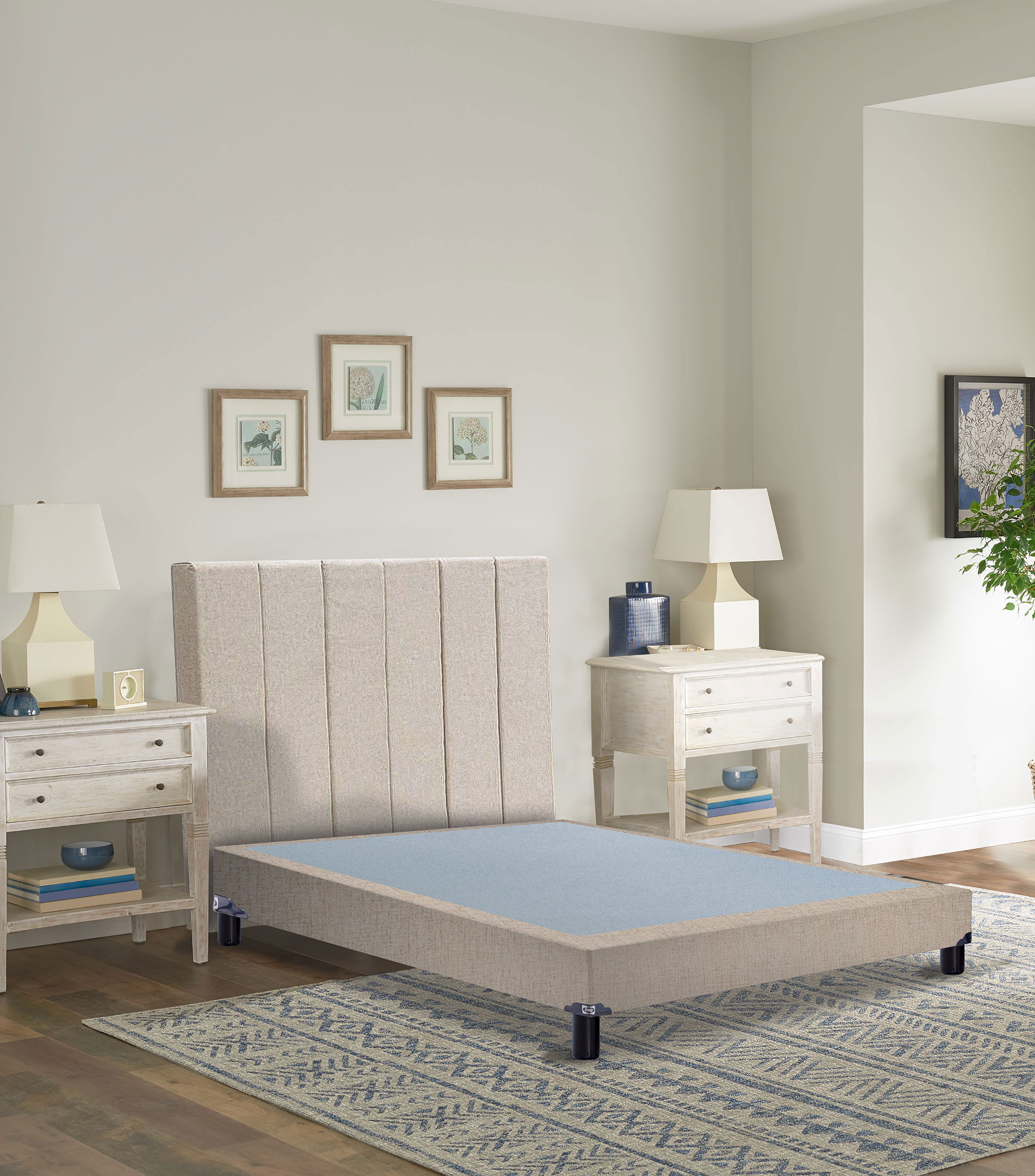 Base de cama Matrimonial Estocolmo en madera de pino