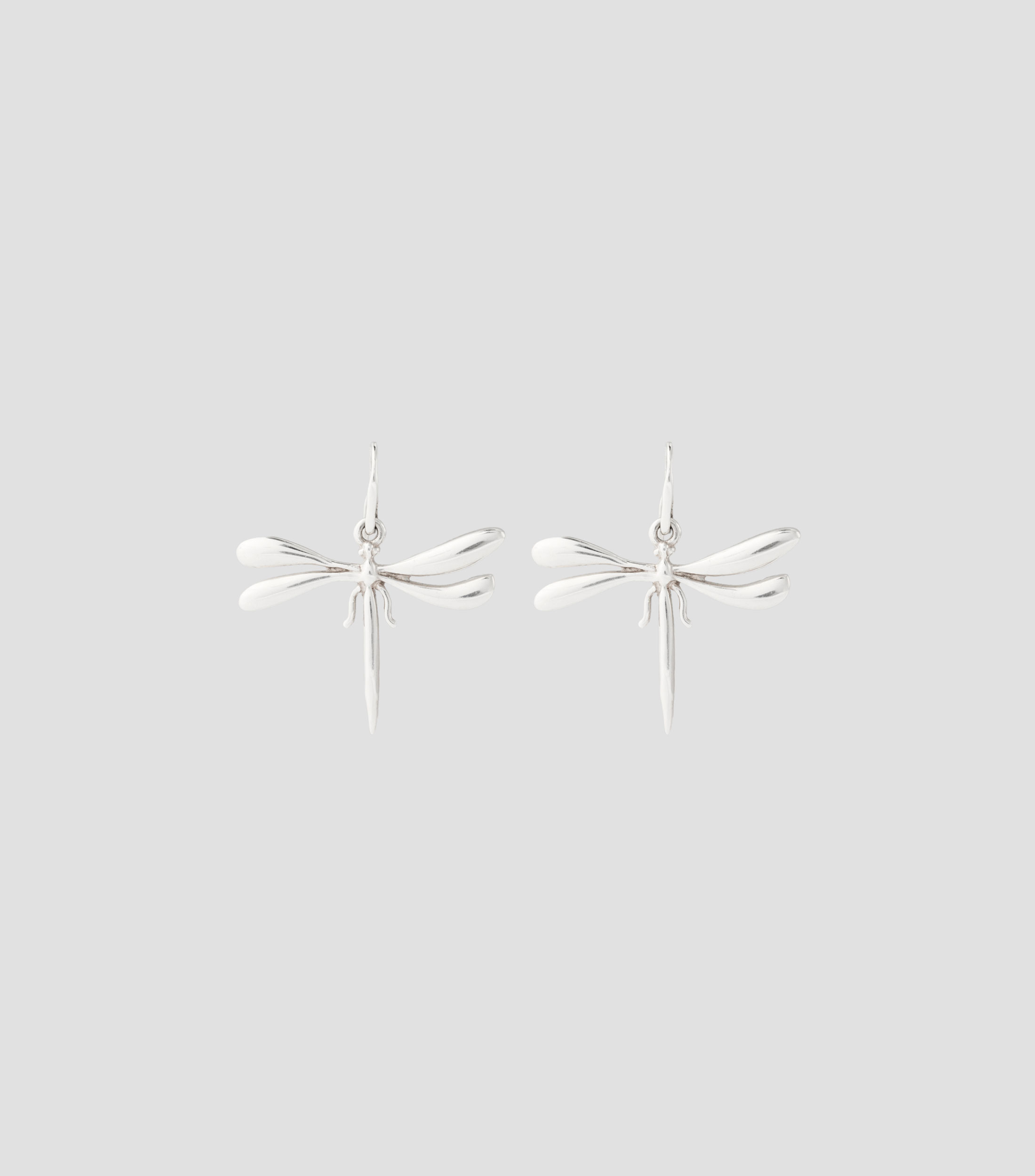 Aretes en plata .925 de libélula Mujer