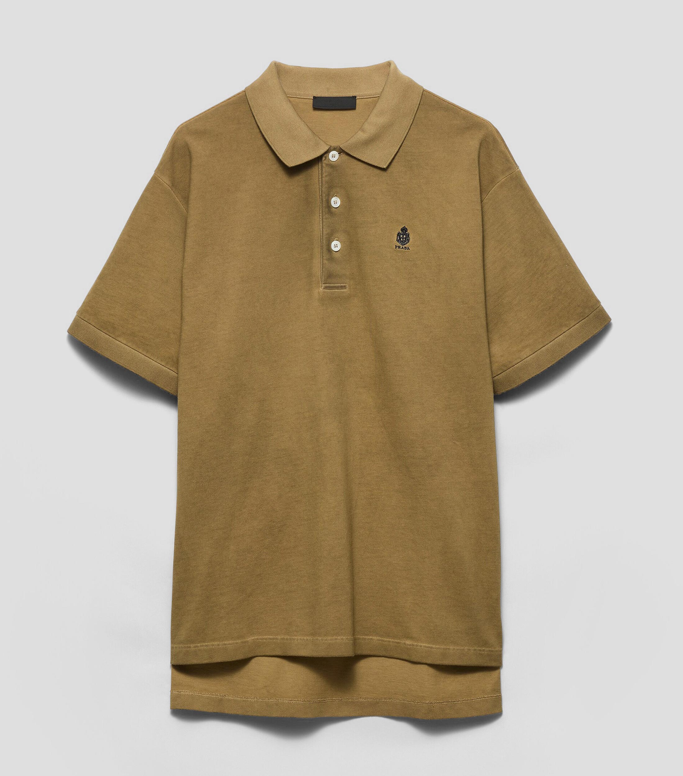 Playera tipo polo manga corta sólida Hombre