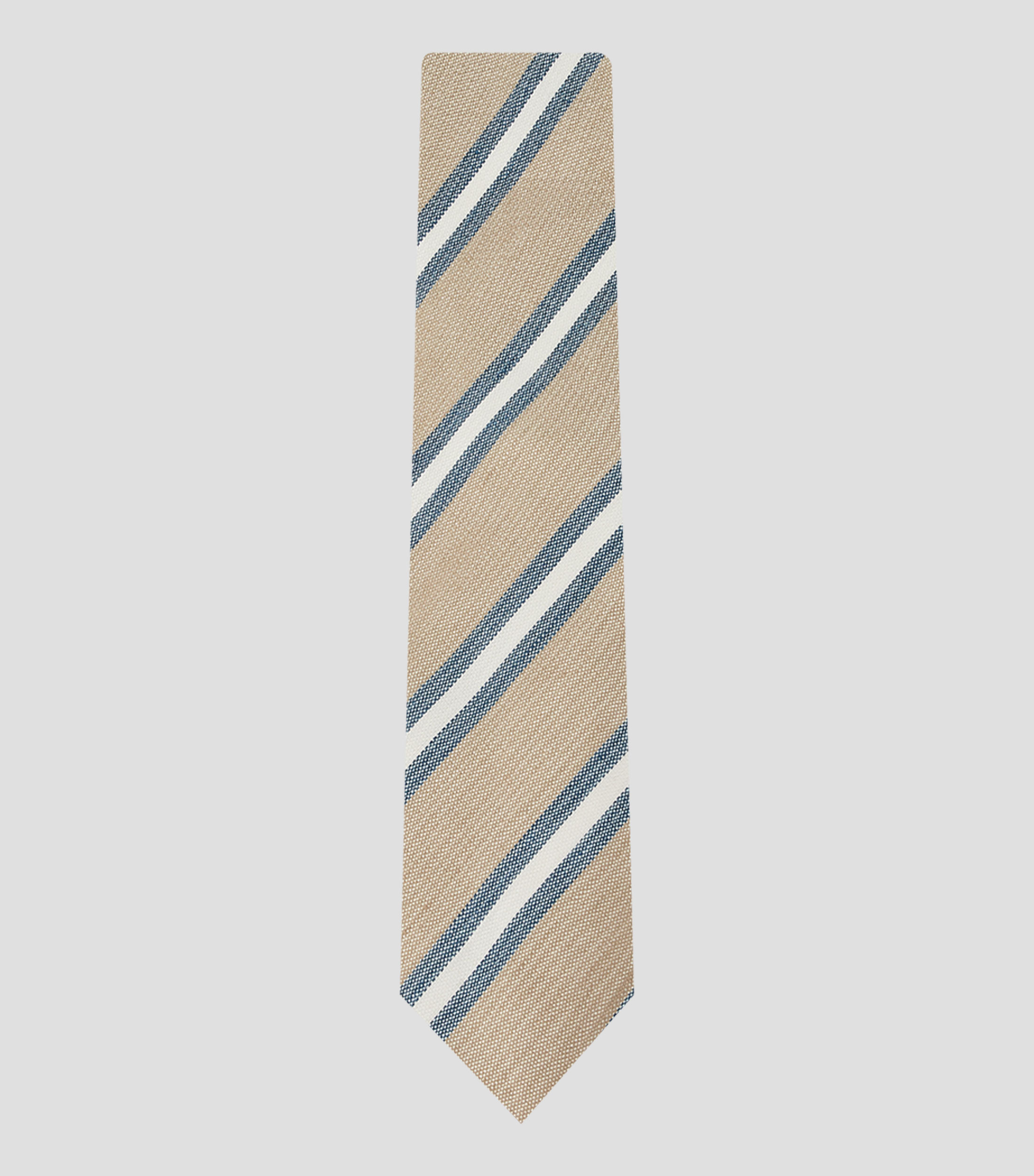 Corbata ancha con franjas