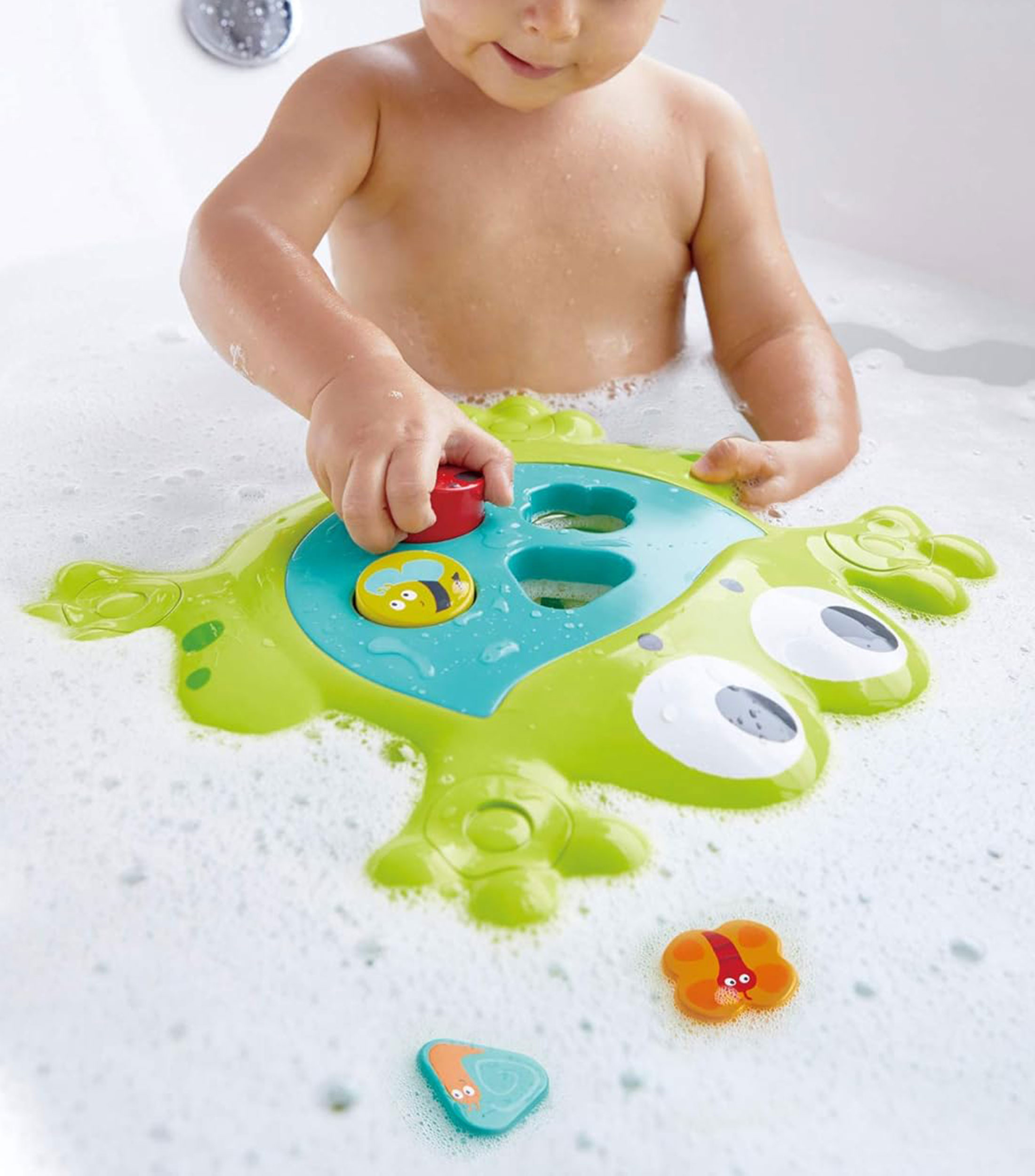 Rana comilona flotante para baño