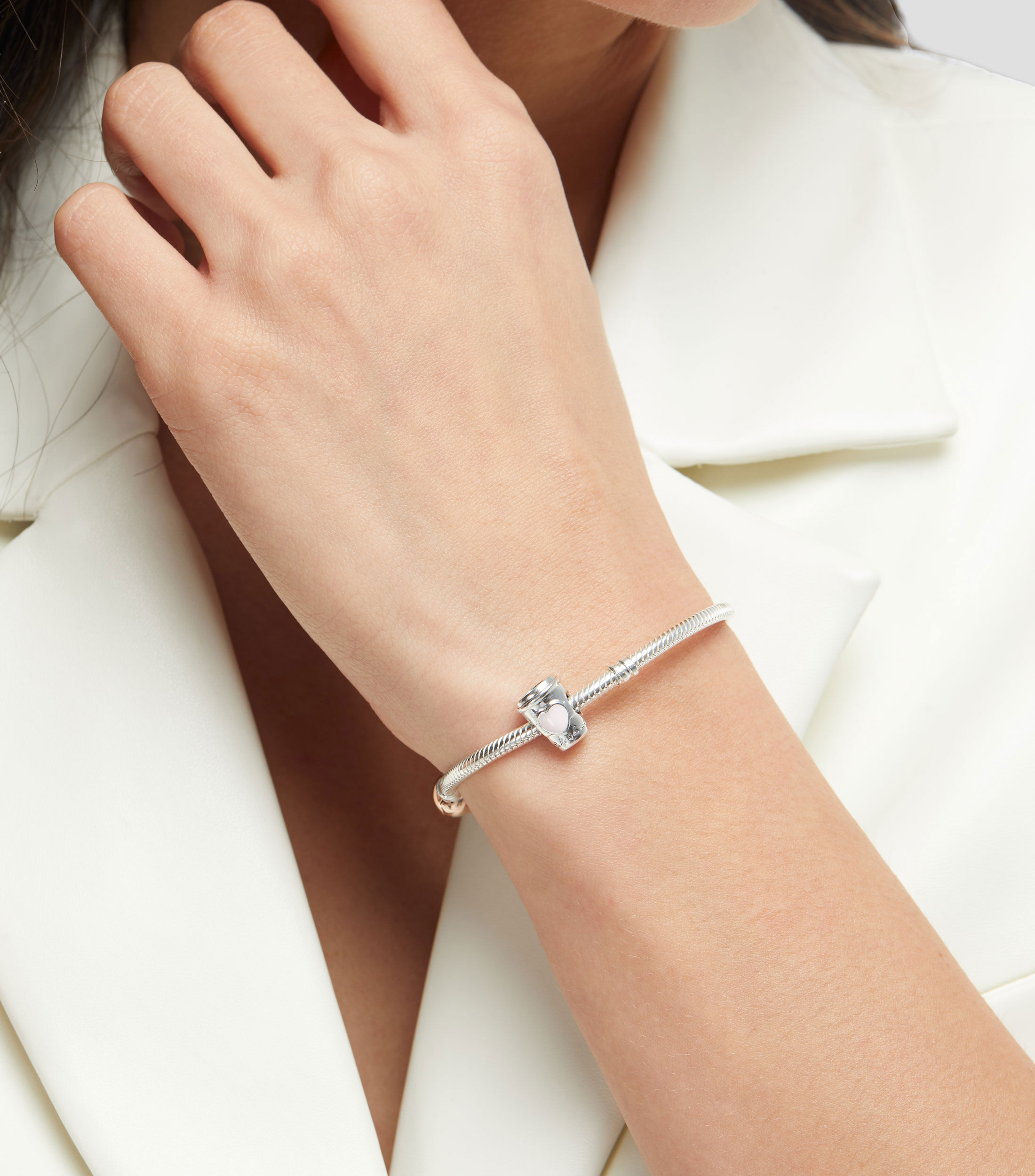 Charm vaso en plata .925 Toma un descanso Mujer