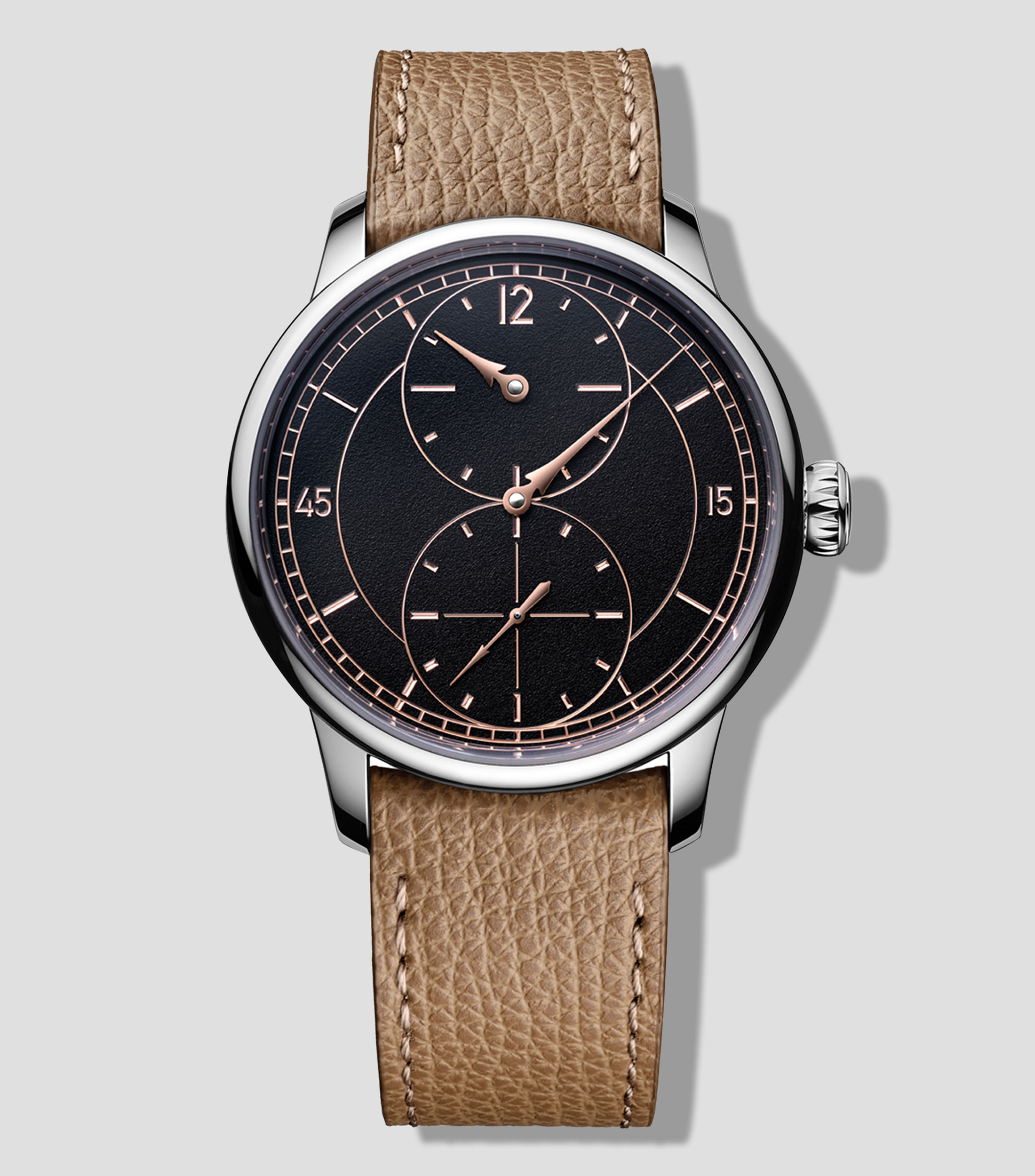 Reloj para Hombre Grave Noir casual plateado