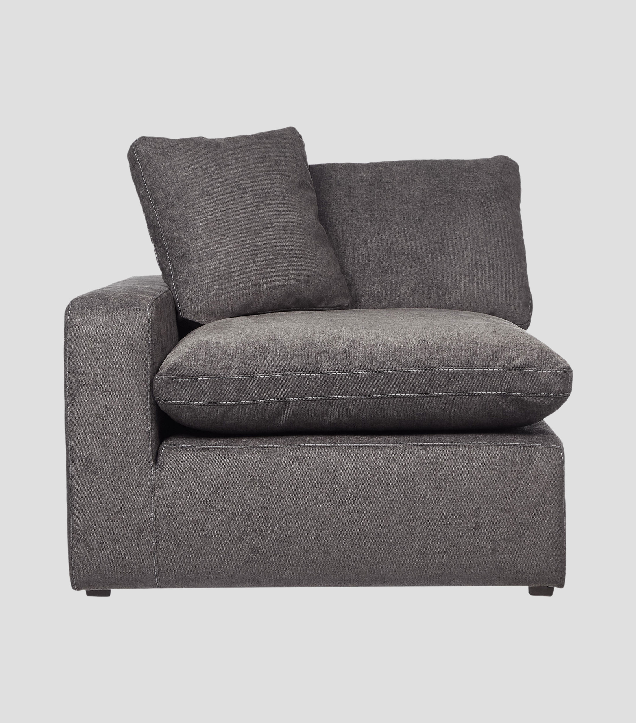 Sillon Izquierdo Serena Gris Oscuro