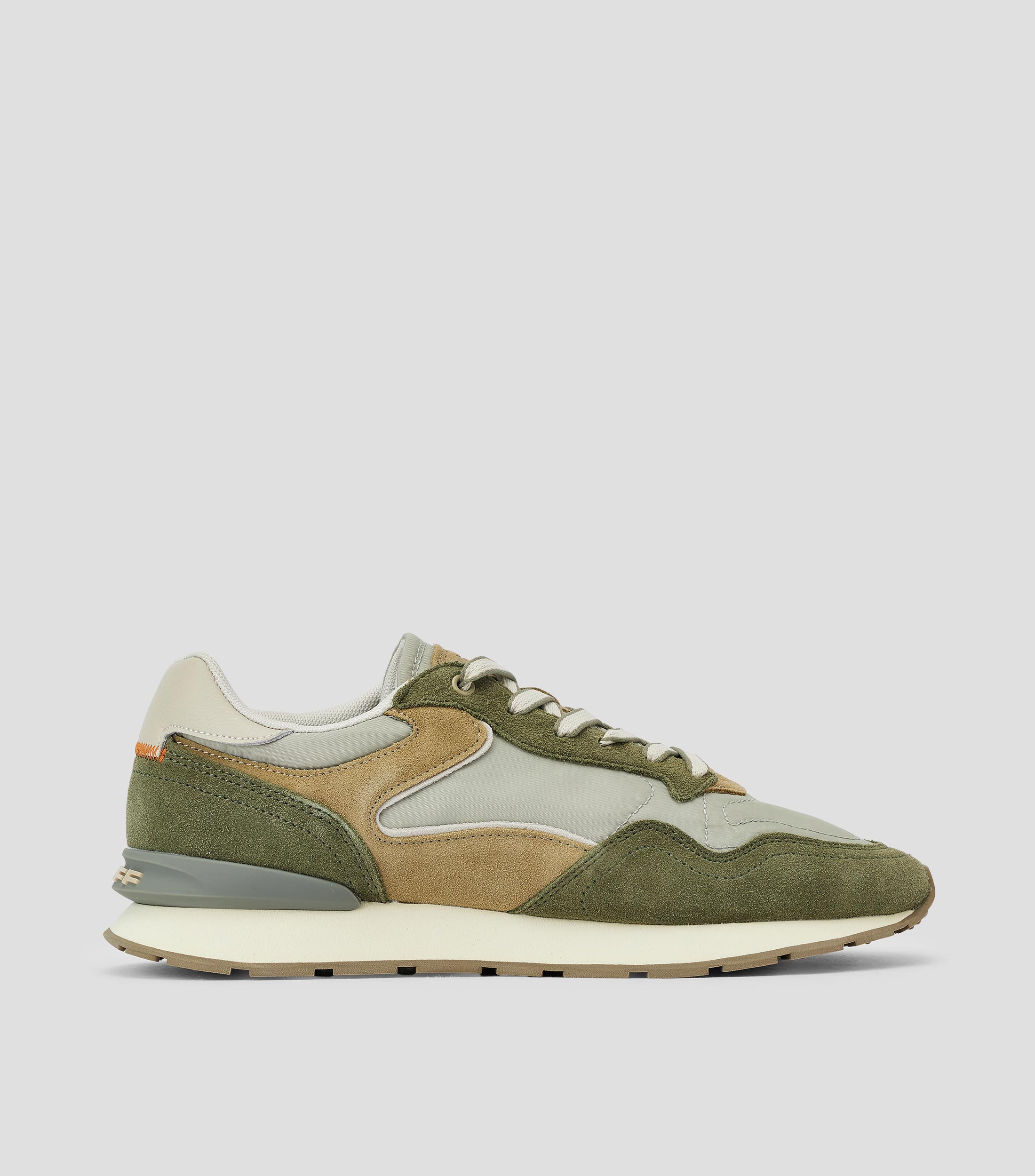 Tenis casuales City en piel y textil Hombre