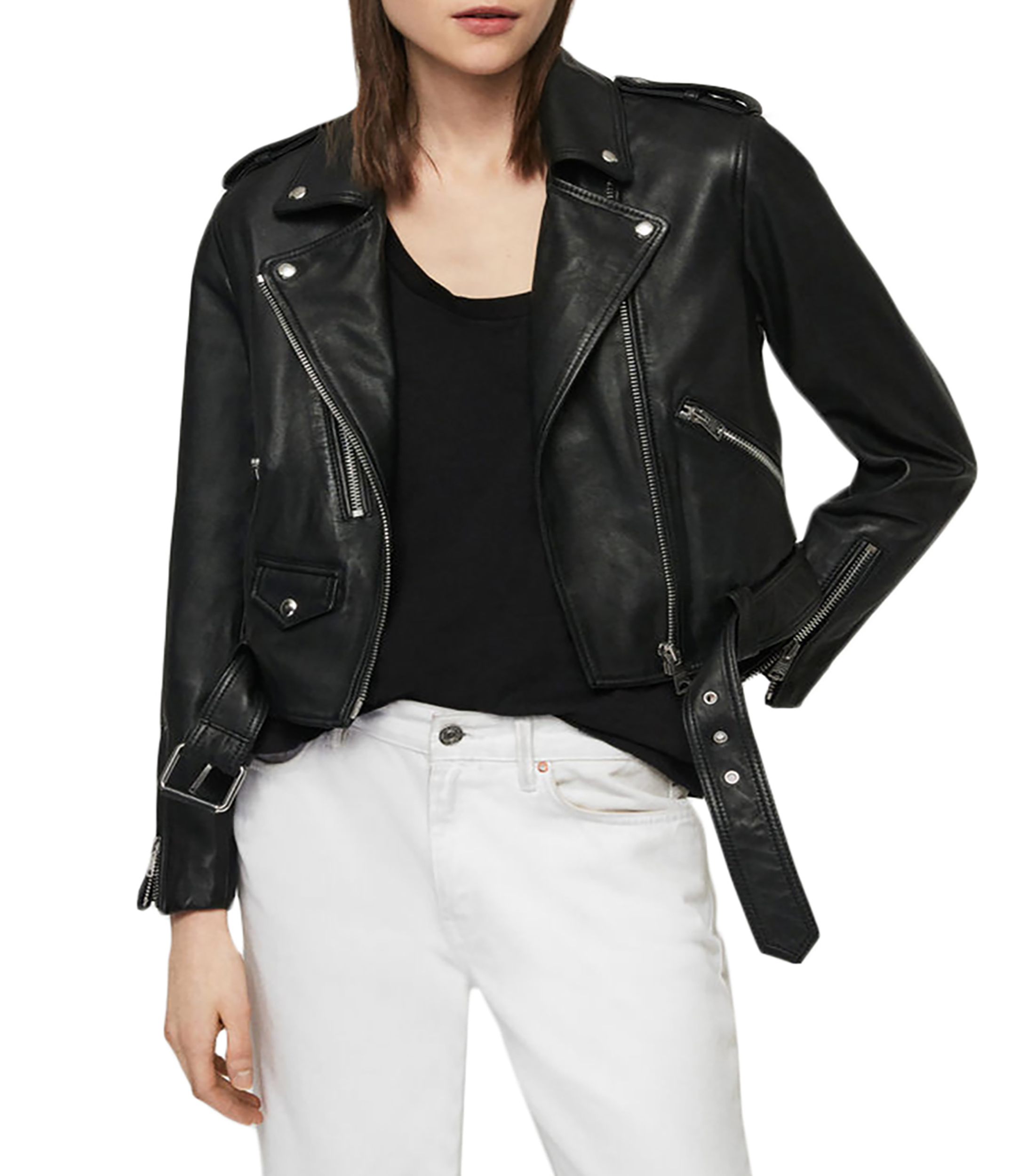 chamarra biker mujer