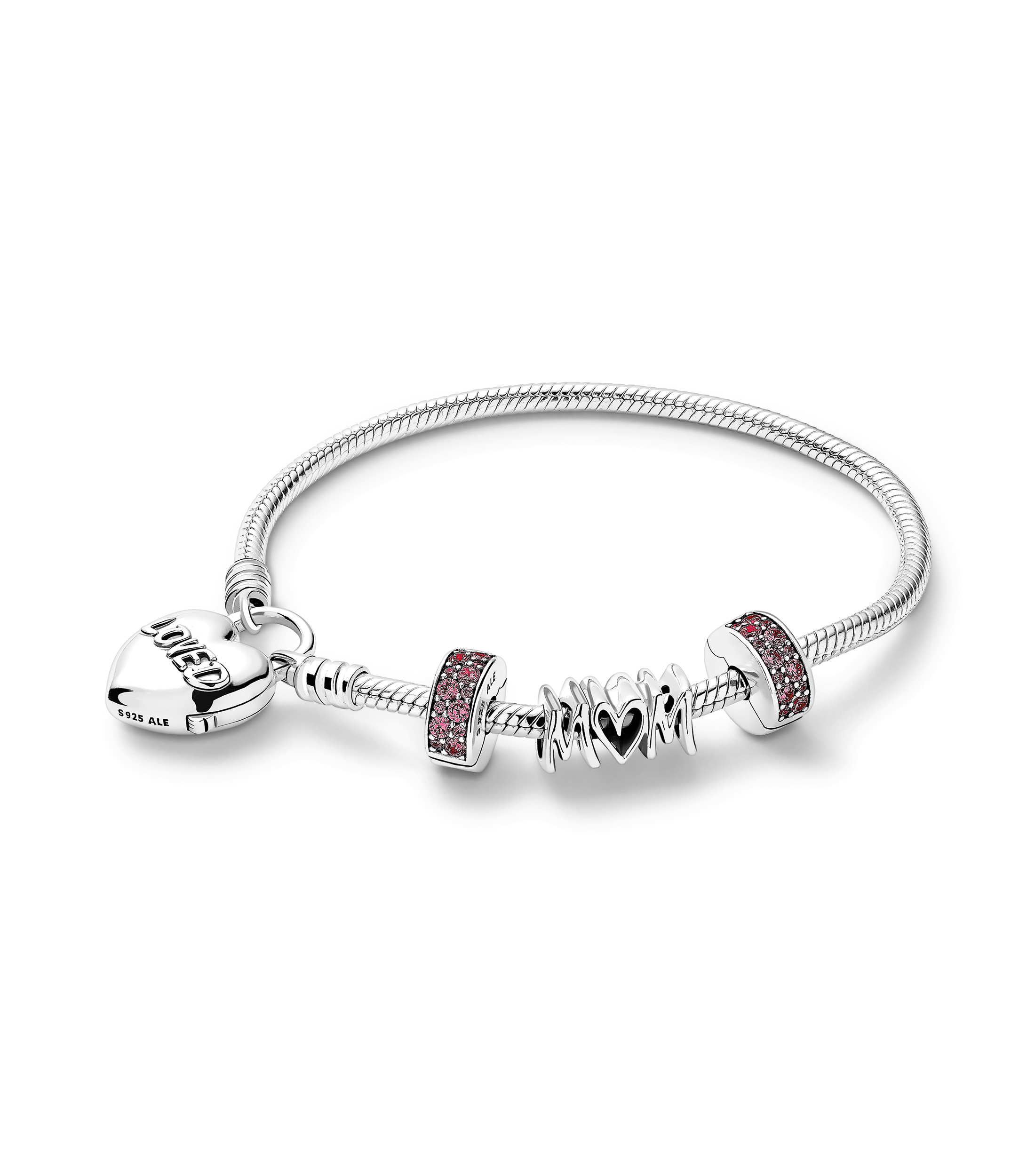 Pandora Brazalete en plata Mamá Mujer - El Palacio de Hierro